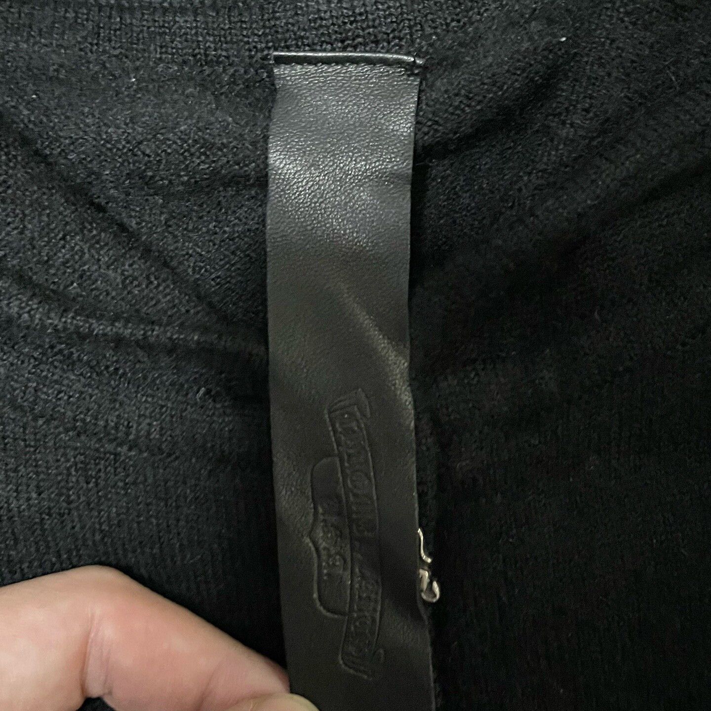 Chrome Hearts Chrome Hearts Black Zip Hoodie Silver Buckle Size US S / EU 44-46 / 1 - 2 Thumbnail