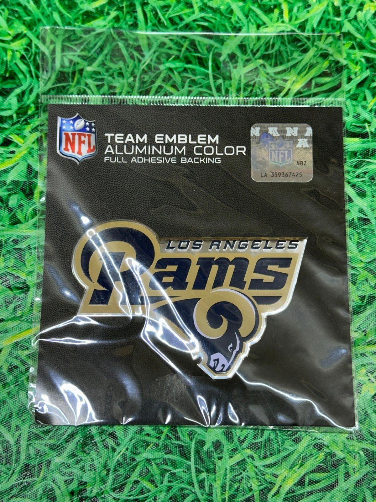 NFL Los Angeles Rams Aluminum Style Decal NEW Size ONE SIZE - 2 Thumbnail