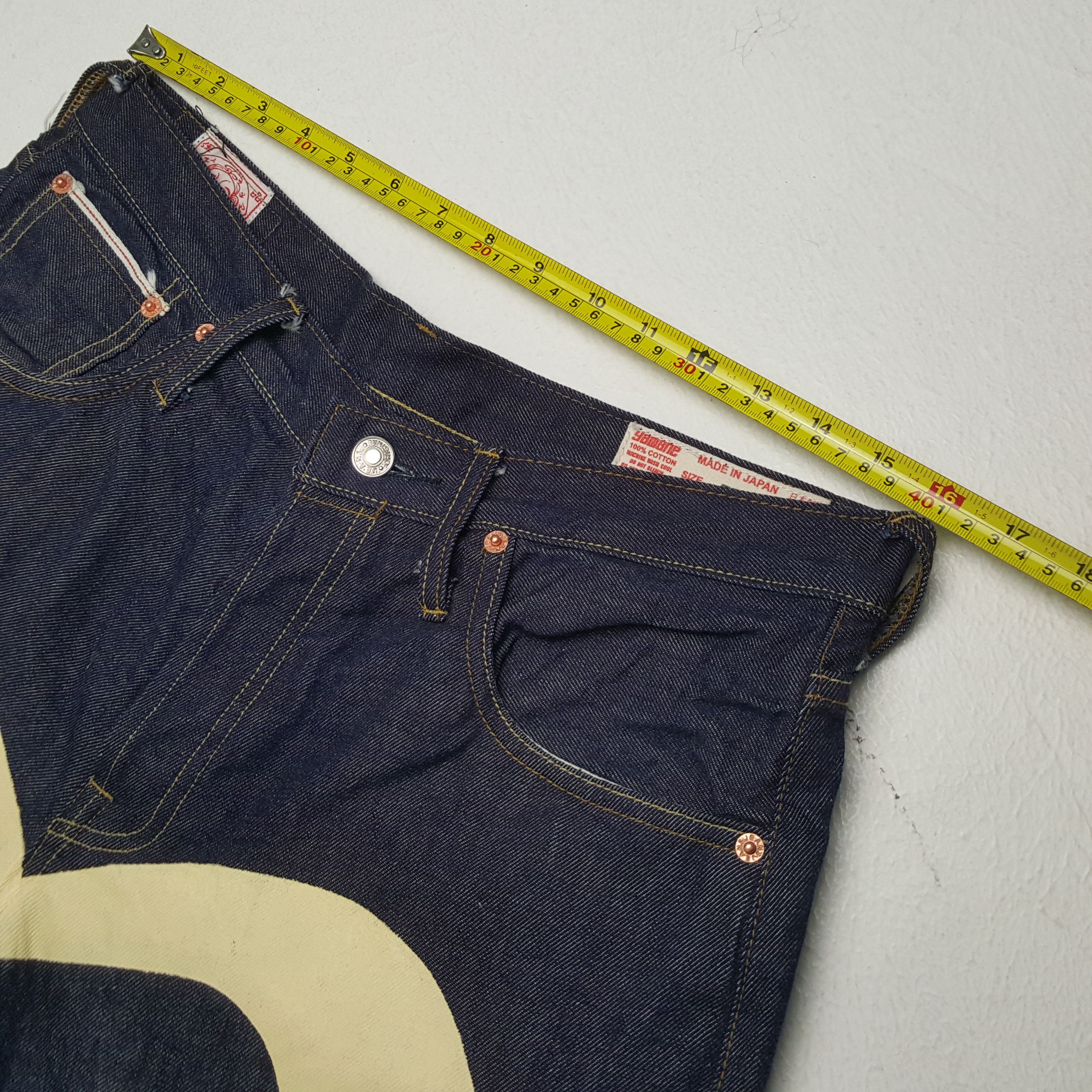 Evisu × Japanese Brand × Vintage Vintage EVISU Japanese Brand Daicock Custom Denim Jeans Size US 32 / EU 48 - 7 Thumbnail