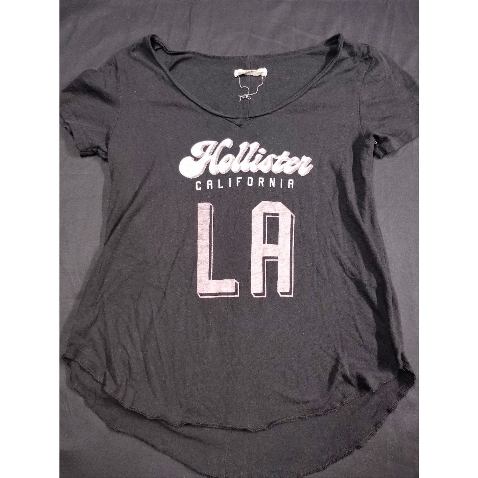 Hollister Hollister California LA Women's Black Graphic Tee Size S / US 4 / IT 40 - 1 Thumbnail