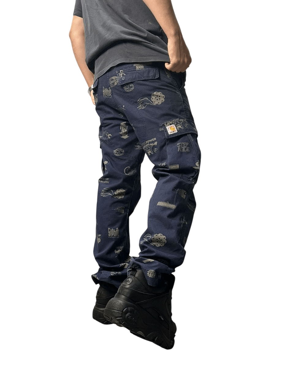 Carhartt Wip 👉 Vintage Baggy Cargo Pants Carhartt WIP Bontage Y2K Size US 32 / EU 48 - 1 Thumbnail