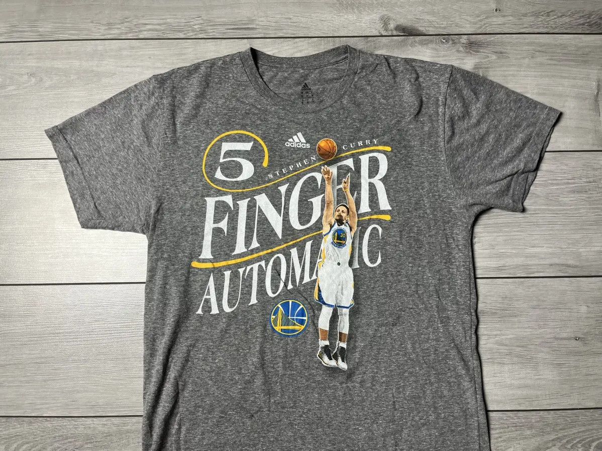 Adidas Adidas Stephen Curry Tshirt 5 finger automatic size Medium Size US M / EU 48-50 / 2 - 4 Thumbnail