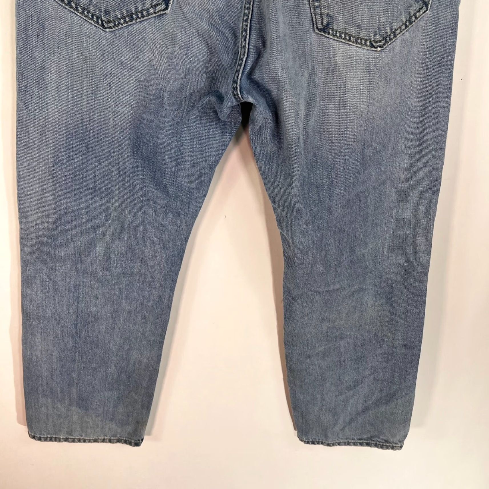 Levi's Levi's 505 Denim Jeans Mens Size 40 Blue Regular Fit Straight 40X32 Size US 40 / EU 56 - 6 Thumbnail
