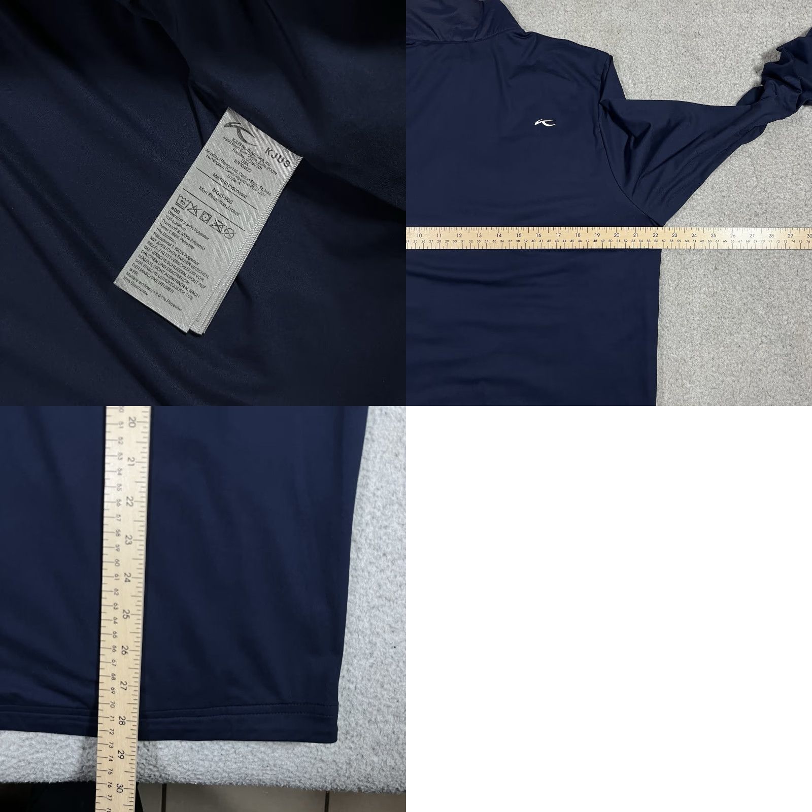 KJUS KJUS Jacket Mens L Full Zip Blue Outdoors Logo Quilted Wind-Resistant Pockets Winter Fall Spring All Seasons Golf Size US L / EU 52-54 / 3 - 9 Thumbnail