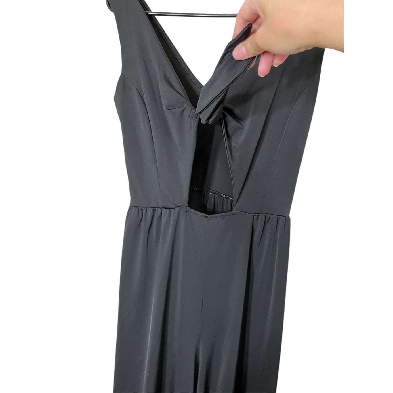 Other Charlotte Russe Y2K Black Wide Leg Jumpsuit Size XS Size US 26 / EU 42 - 6 Thumbnail