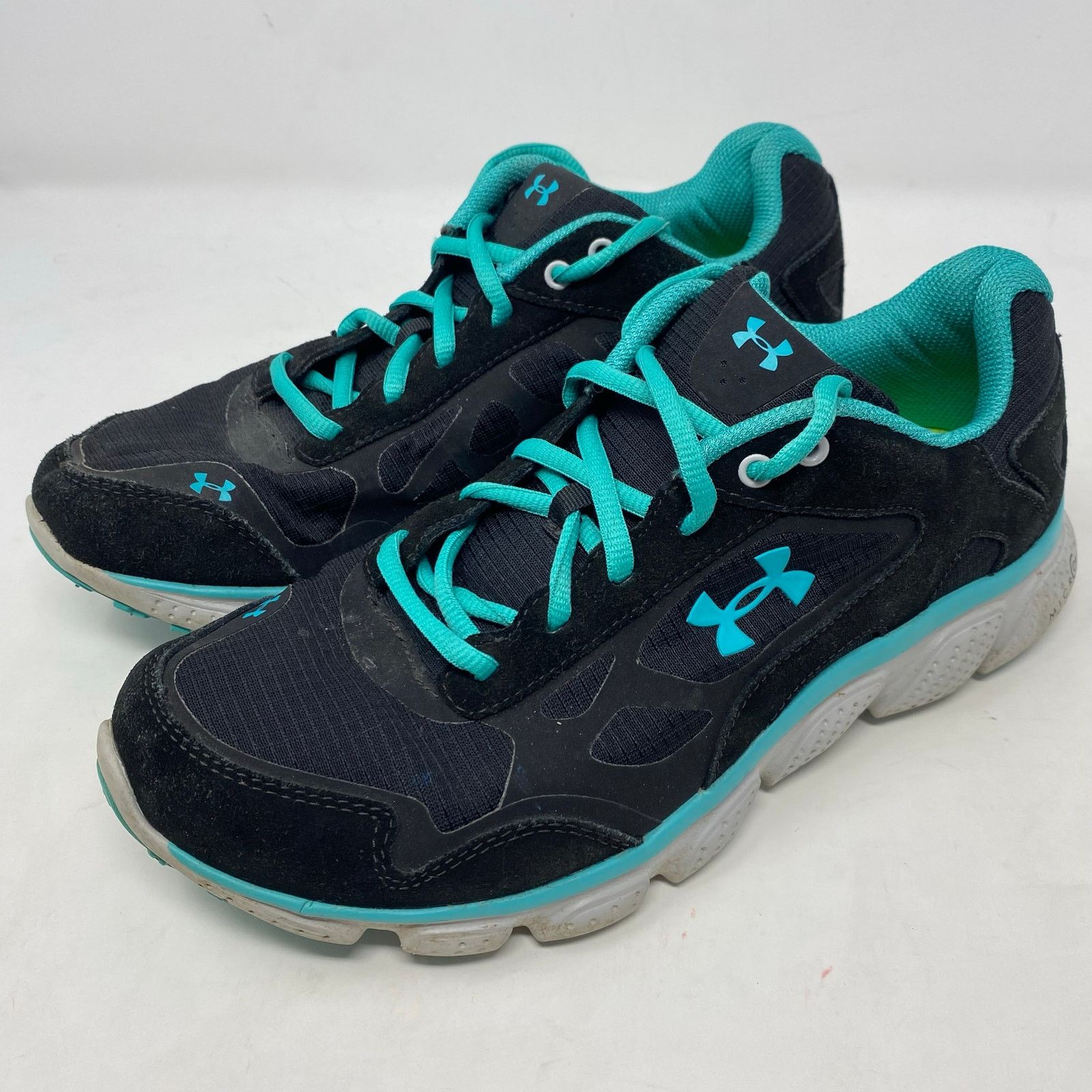 Under Armour Under Armour UA Thrill Running Shoes Black Teal Womens 8.5 Size US 8.5 / IT 38.5 - 1 Thumbnail