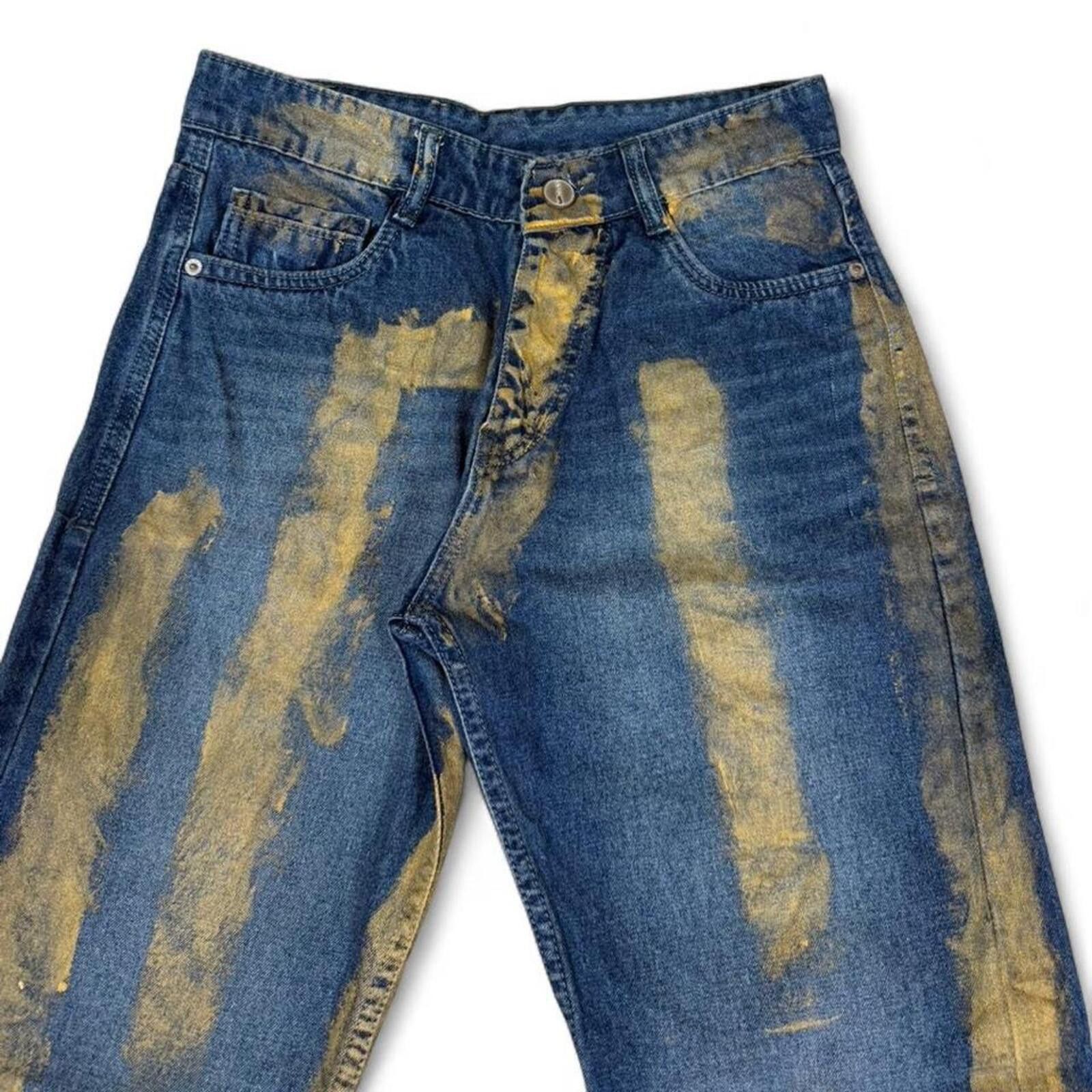 True Religion Hang Lightweight unique painted design Size 30" / US 8 / IT 44 - 3 Thumbnail