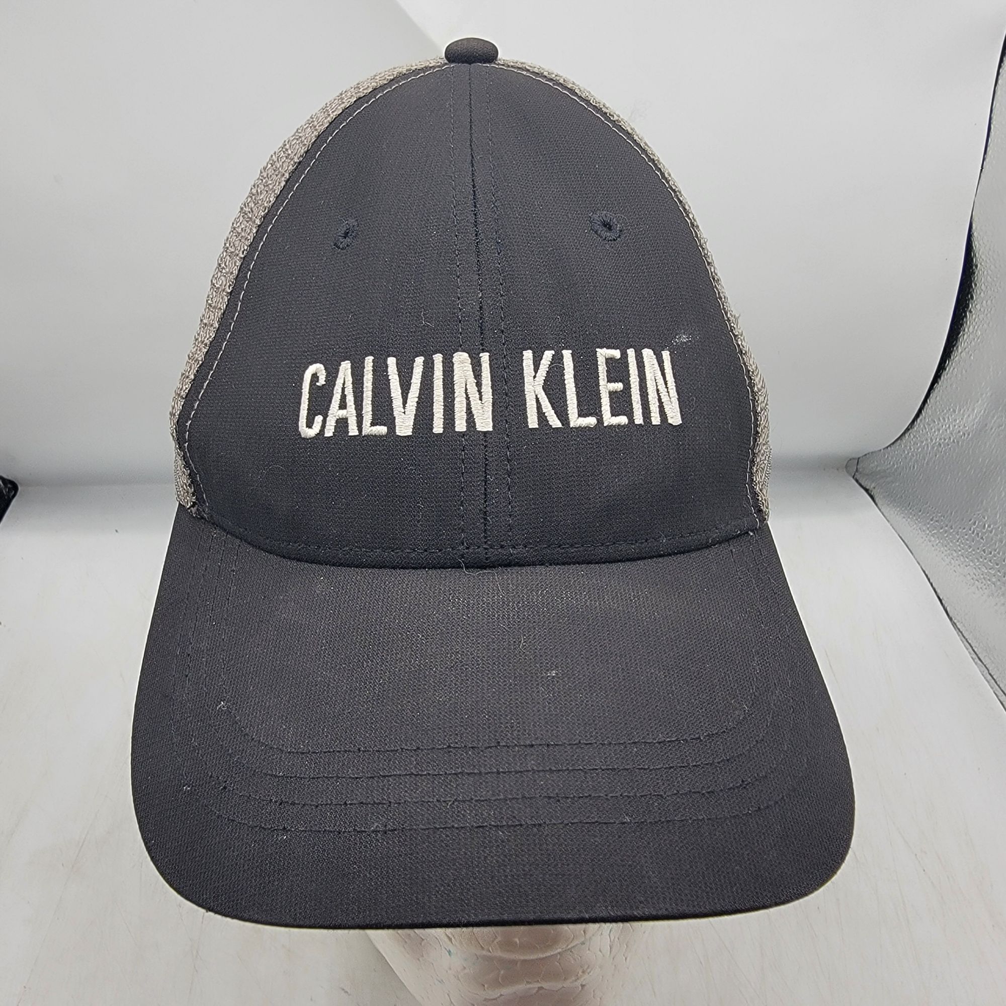 Calvin Klein Calvin Klein Adults Black Gray Trucker Hat Adjustable Casual Grailed