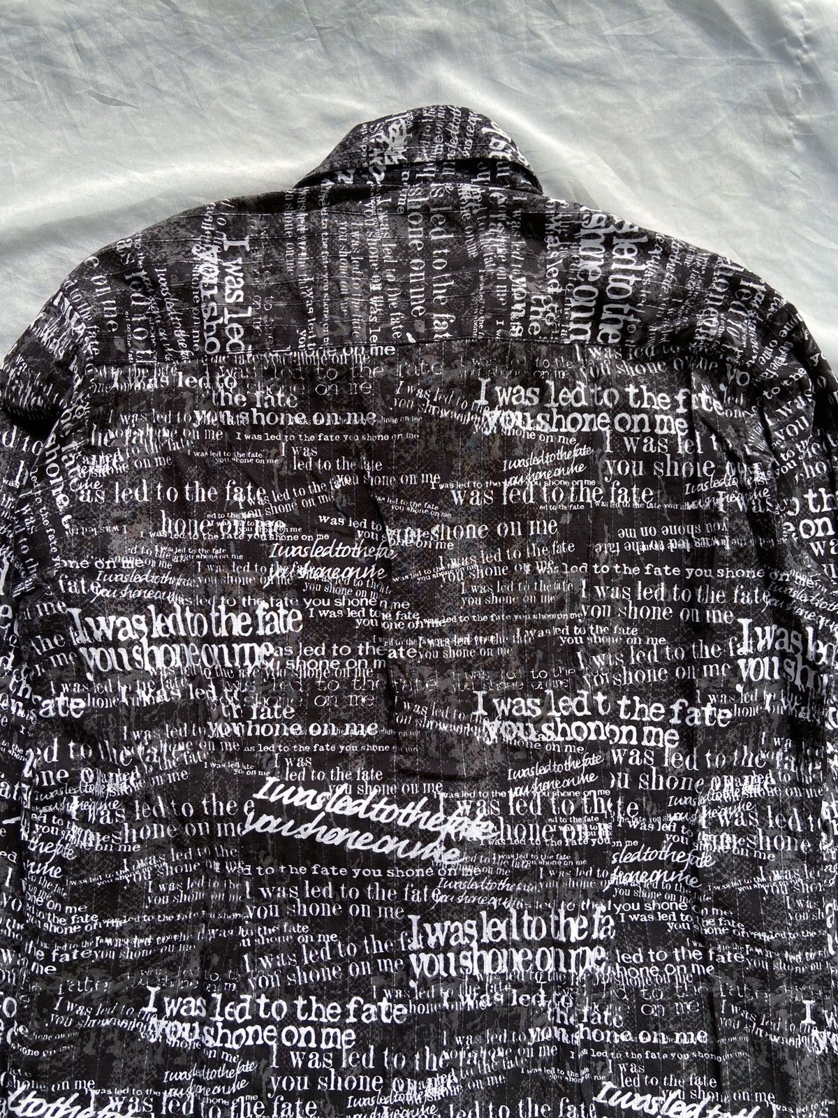 14th Addiction SPLENDID SATISFACTION ARCHIVE TYPE WRITER BUTTON DOWN SHIRT Size US XL / EU 56 / 4 - 12 Thumbnail