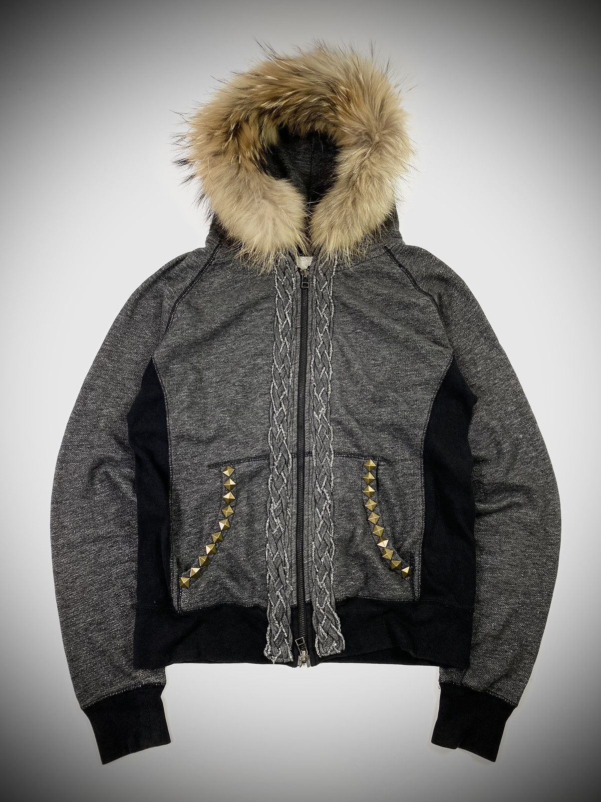 If Six Was Nine Japanese brand Fur studded hoodie lgb style Size US M / EU 48-50 / 2 - 3 Thumbnail