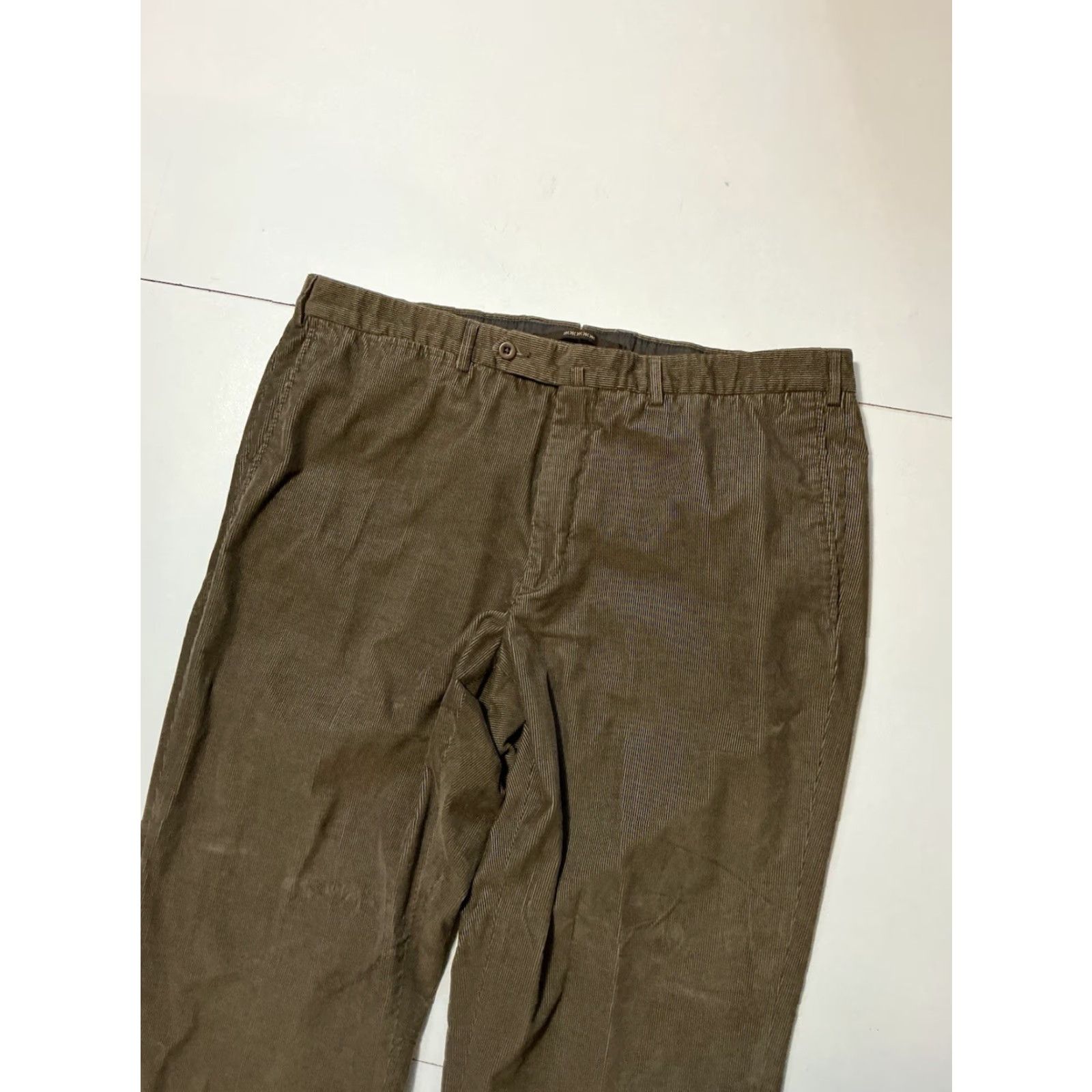 Ermenegildo Zegna Ermenegildo Zegna Brown Corduroy Classic Flat Front Mens Trouser Pants Sz. 40 Size US 40 / EU 56 - 5 Thumbnail