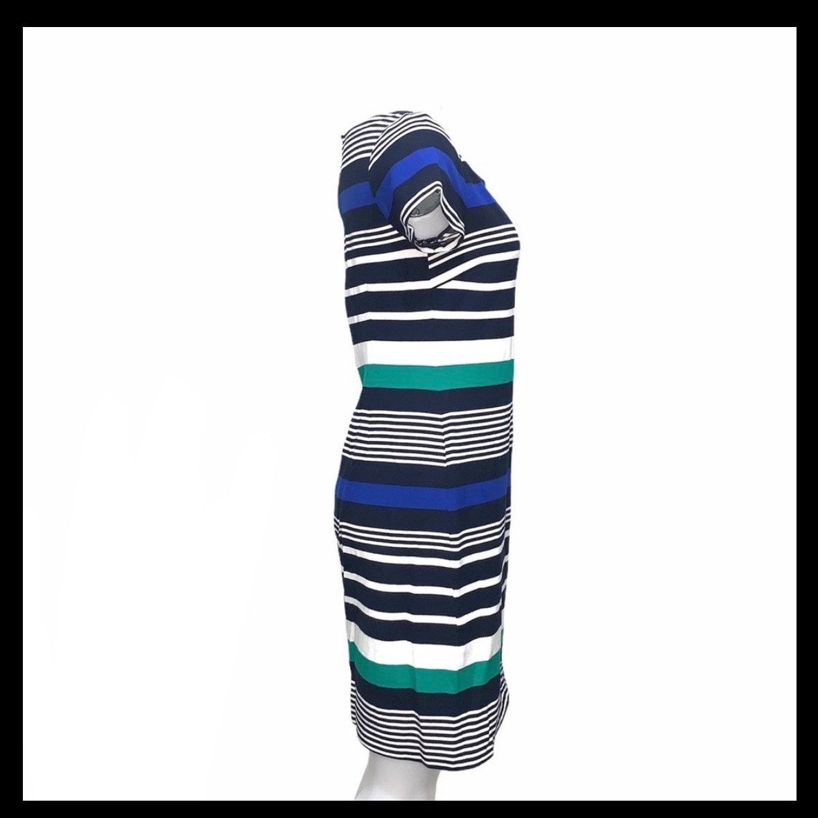 Banana Republic Banana Republic Multi Stripe Ponte Knit Sheath Dress 4 Size S / US 4 / IT 40 - 3 Thumbnail