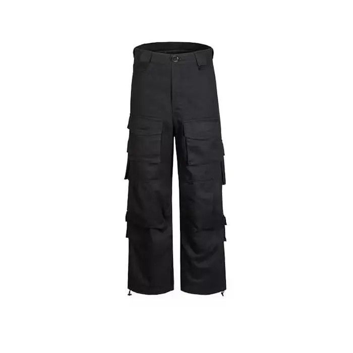 Japanese Brand × Vintage Black Cargo Pants Size US 30 / EU 46 - 4 Thumbnail