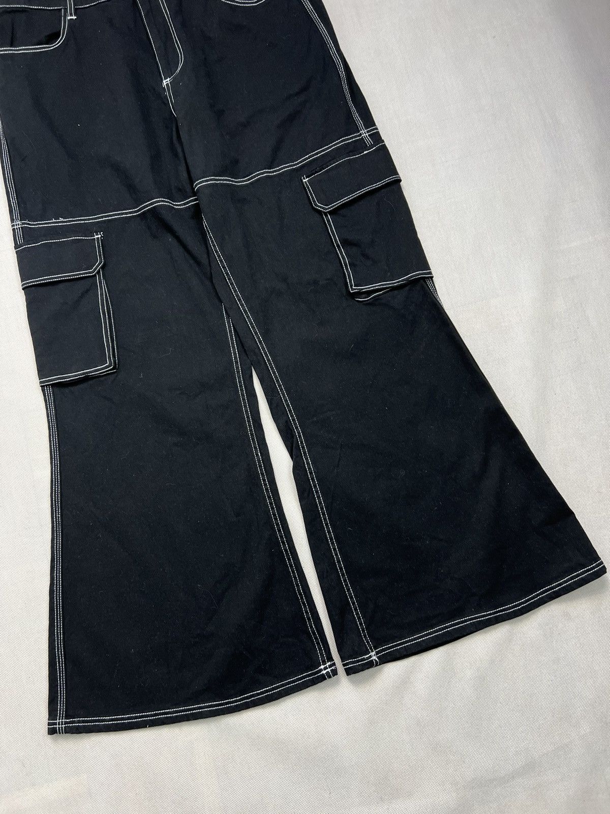 Asos Baggy Cargo Pants Asos black y2k Size US 38 / EU 54 - 3 Thumbnail