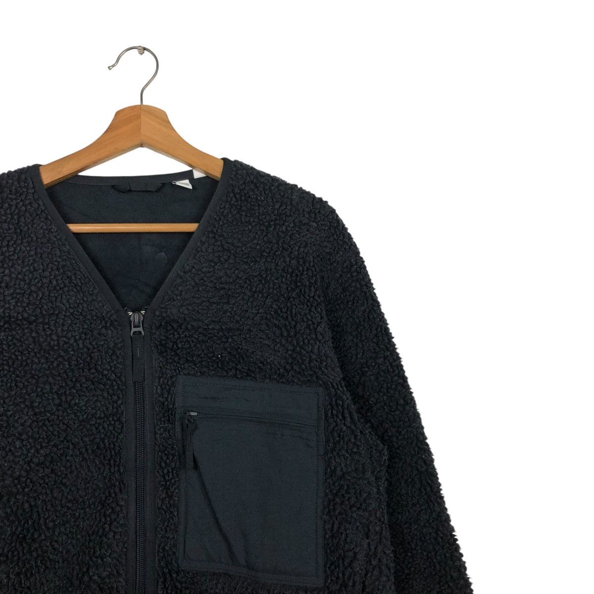 Japanese Brand 🔥FLEECE SHERPA DIP PILE JACKET ZIPPER UNIQLO UNDERCOVER Size US S / EU 44-46 / 1 - 7 Thumbnail