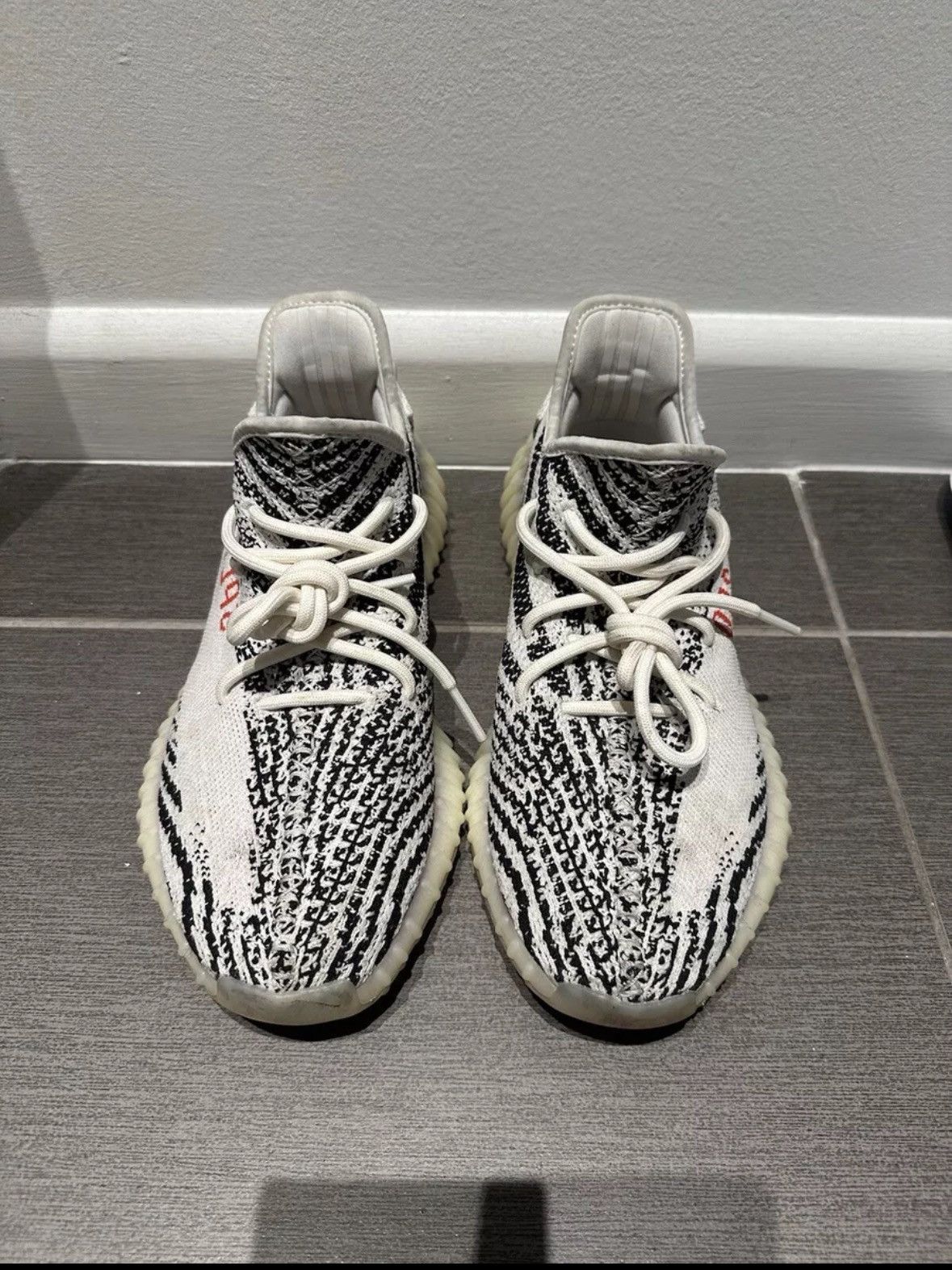 Adidas Adidas Men s Yeezy Boost 350 V2 Zebra Size 9 Grailed