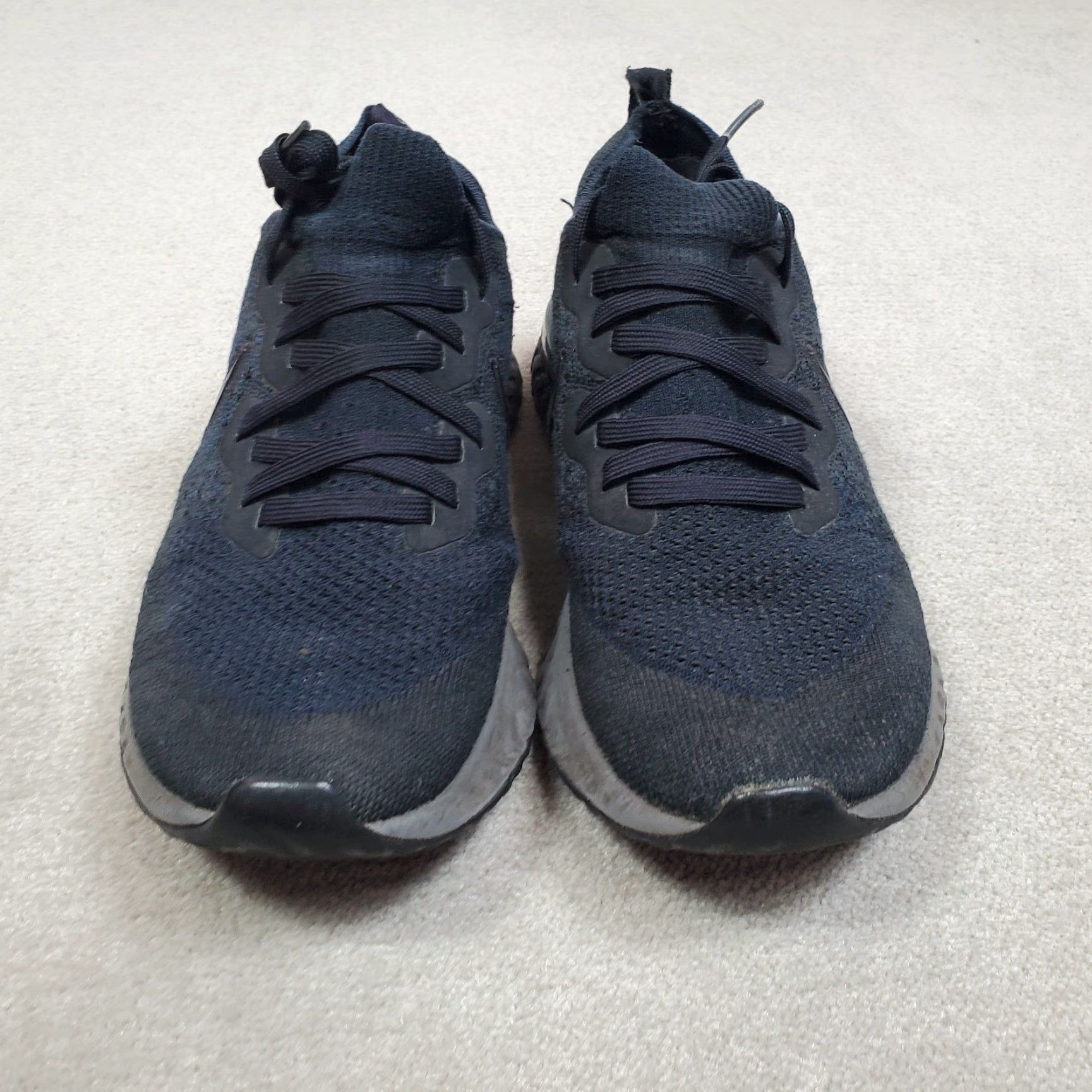 Nike Nike Womens Shoes Sneaker Low Top Black React Flyknit 2 Running 10 BQ8927 001 Size L / US 10 / IT 46 - 2 Thumbnail