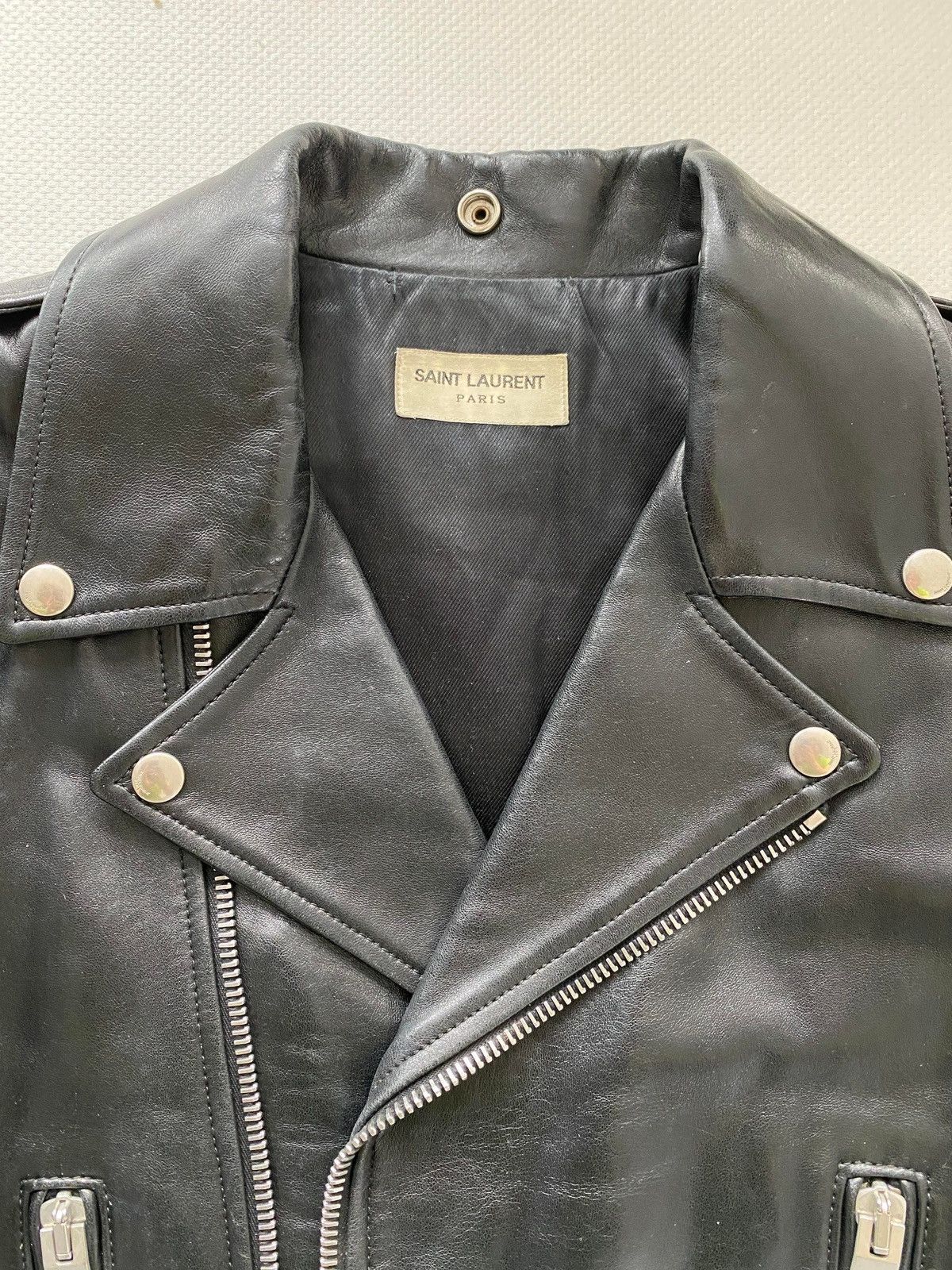 Saint Laurent Paris Saint Laurent Paris Leather Jacket FW 13 Size US M / EU 48-50 / 2 - 4 Thumbnail