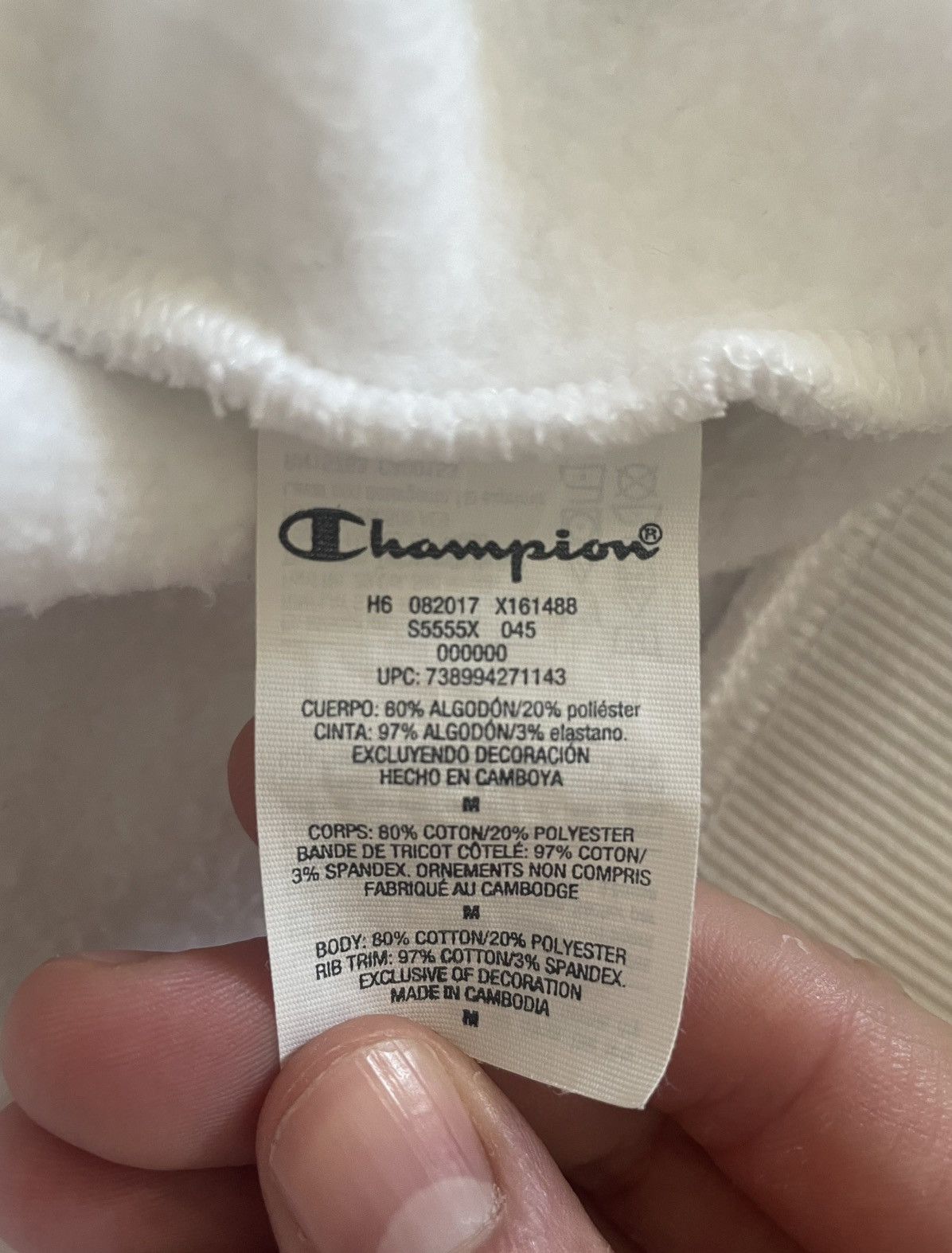 Champion × Supreme Supreme x Champion stacked logo hoodie Size US M / EU 48-50 / 2 - 6 Thumbnail