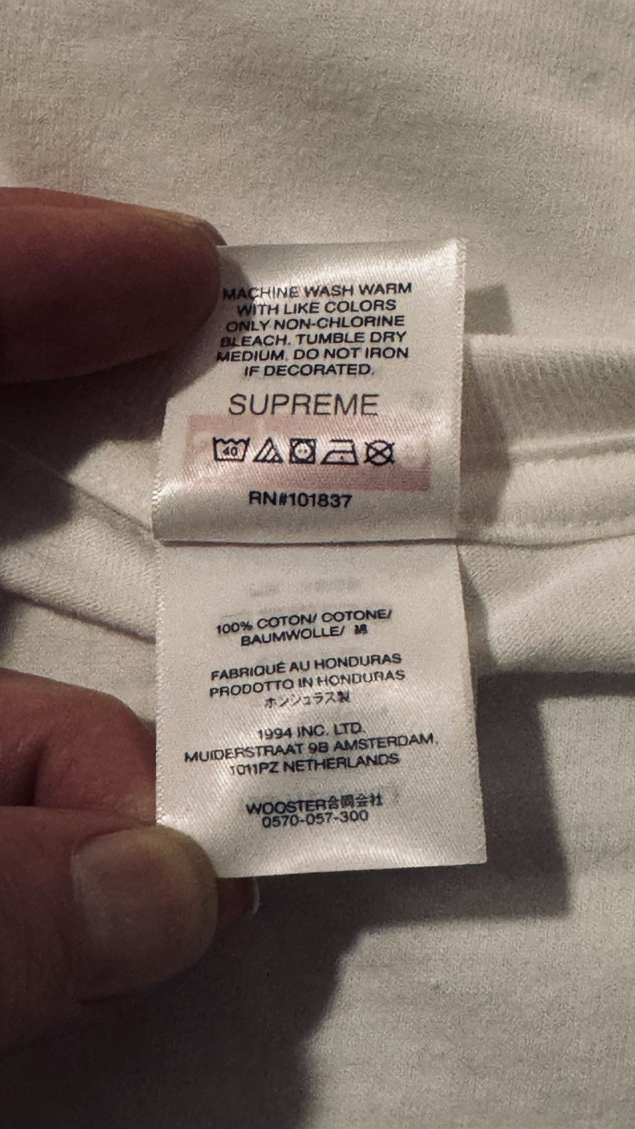 Supreme Supreme Hard Tee White XXL Size US XXL / EU 58 / 5 - 3 Thumbnail