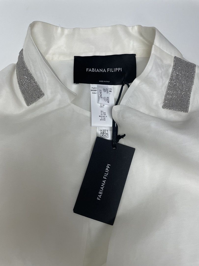 Fabiana Filippi FABIANA FILIPPI Womens Tie-Waist Jacket Size S / US 4 / IT 40 - 5 Thumbnail