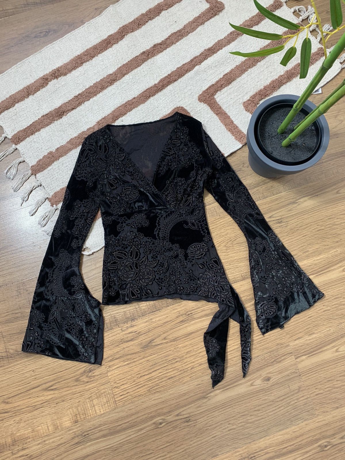 Vintage VINTAGE JEAN PAUL GAULTIER STYLE MESH BLOUSE Size S / US 4 / IT 40 - 3 Thumbnail