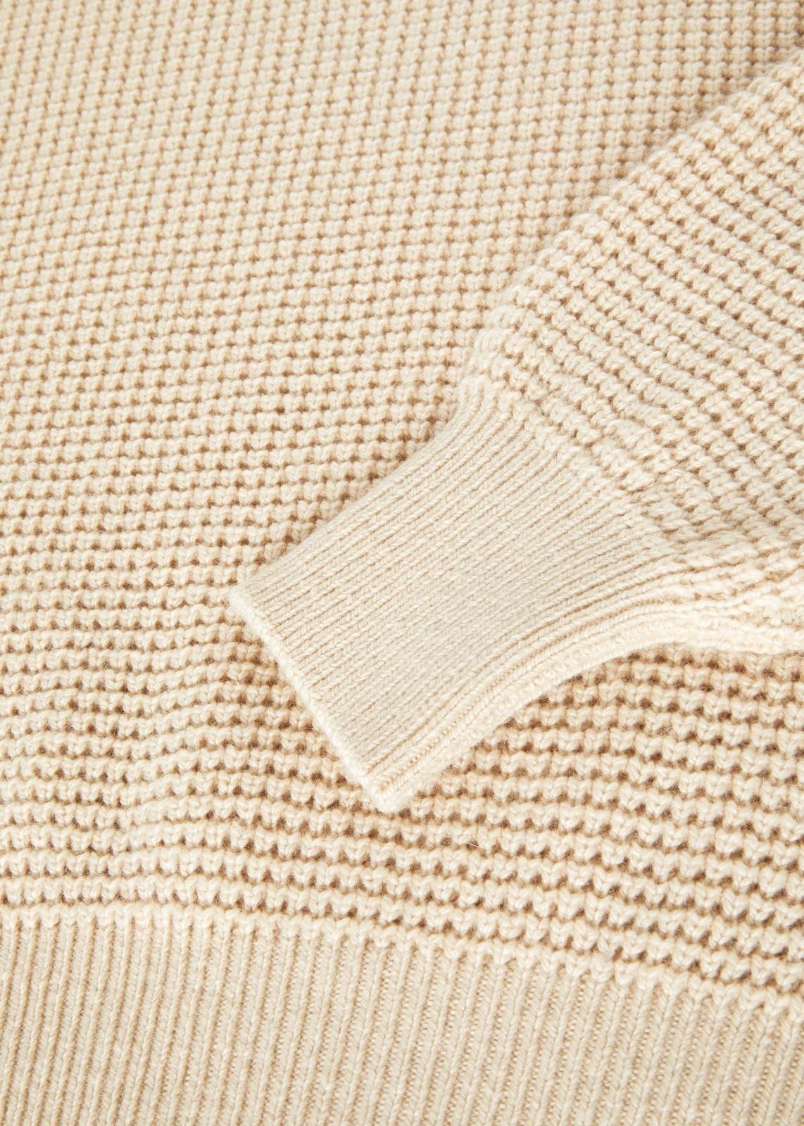 Loro Piana o1srvl11e0824 Yamba Crewneck Sweater in Beige Size XS / US 0-2 / IT 36-38 - 7 Thumbnail