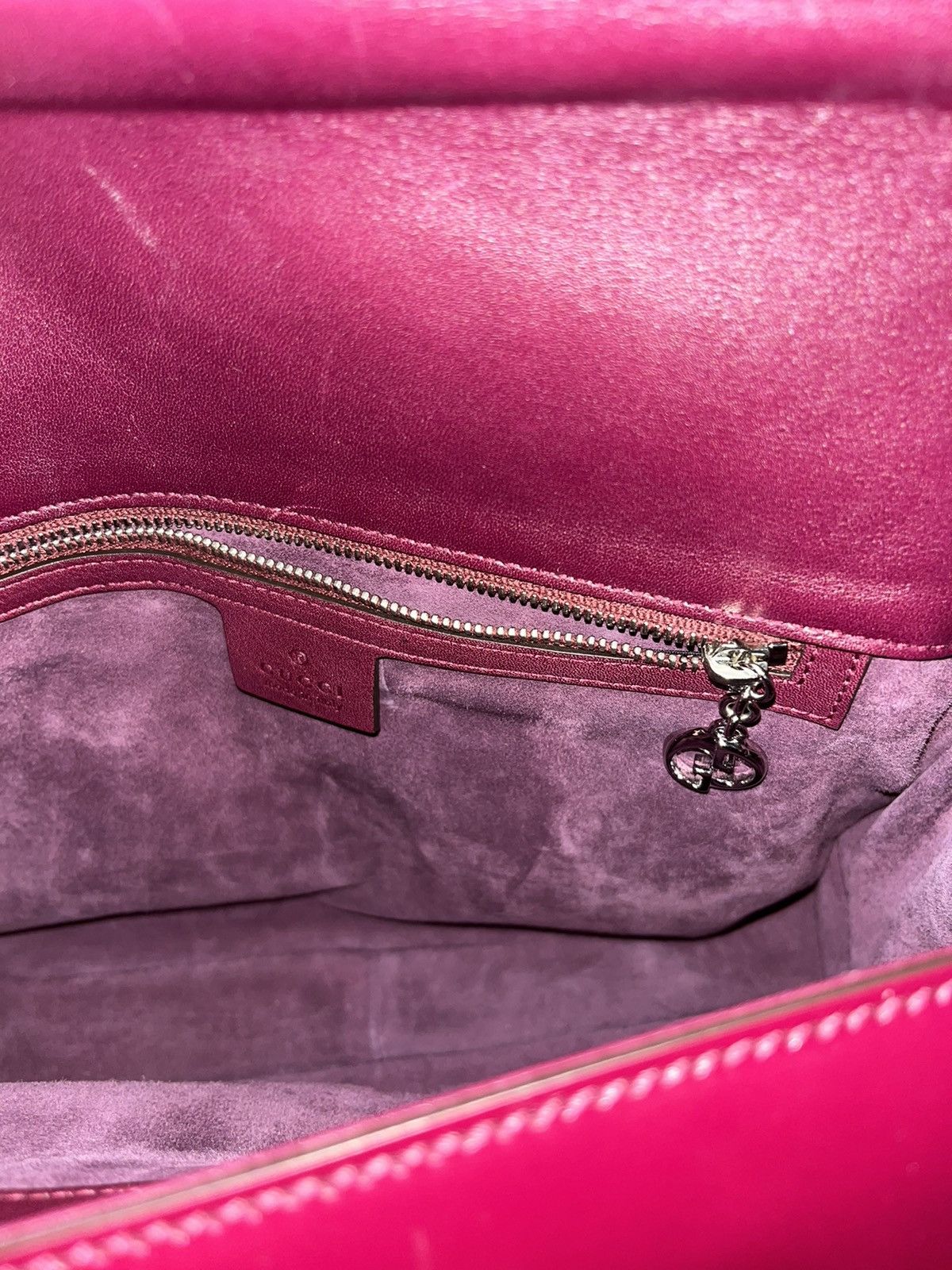 Gucci Gucci Burgundy Lady Lock Handbag Size ONE SIZE - 9 Thumbnail