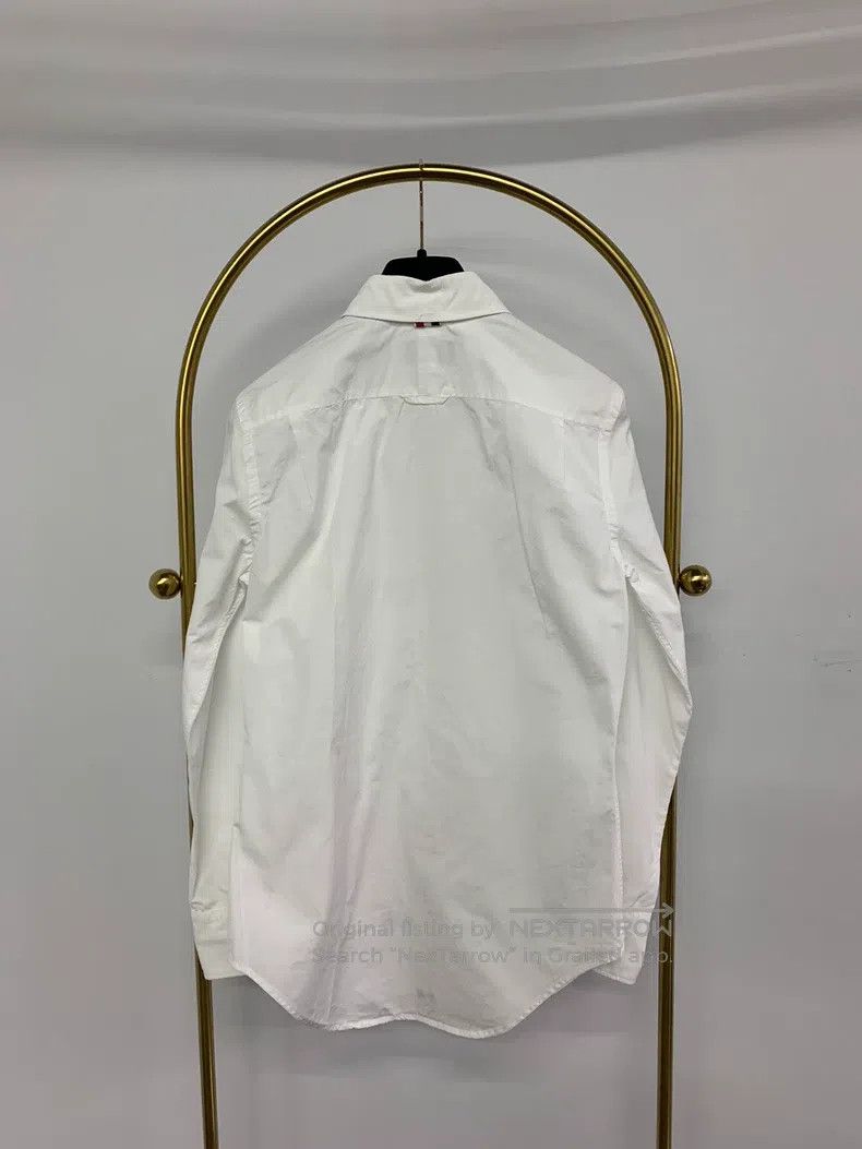 Thom Browne Thom Browne White Long Sleeve Shirt Size XS / US 0-2 / IT 36-38 - 3 Thumbnail