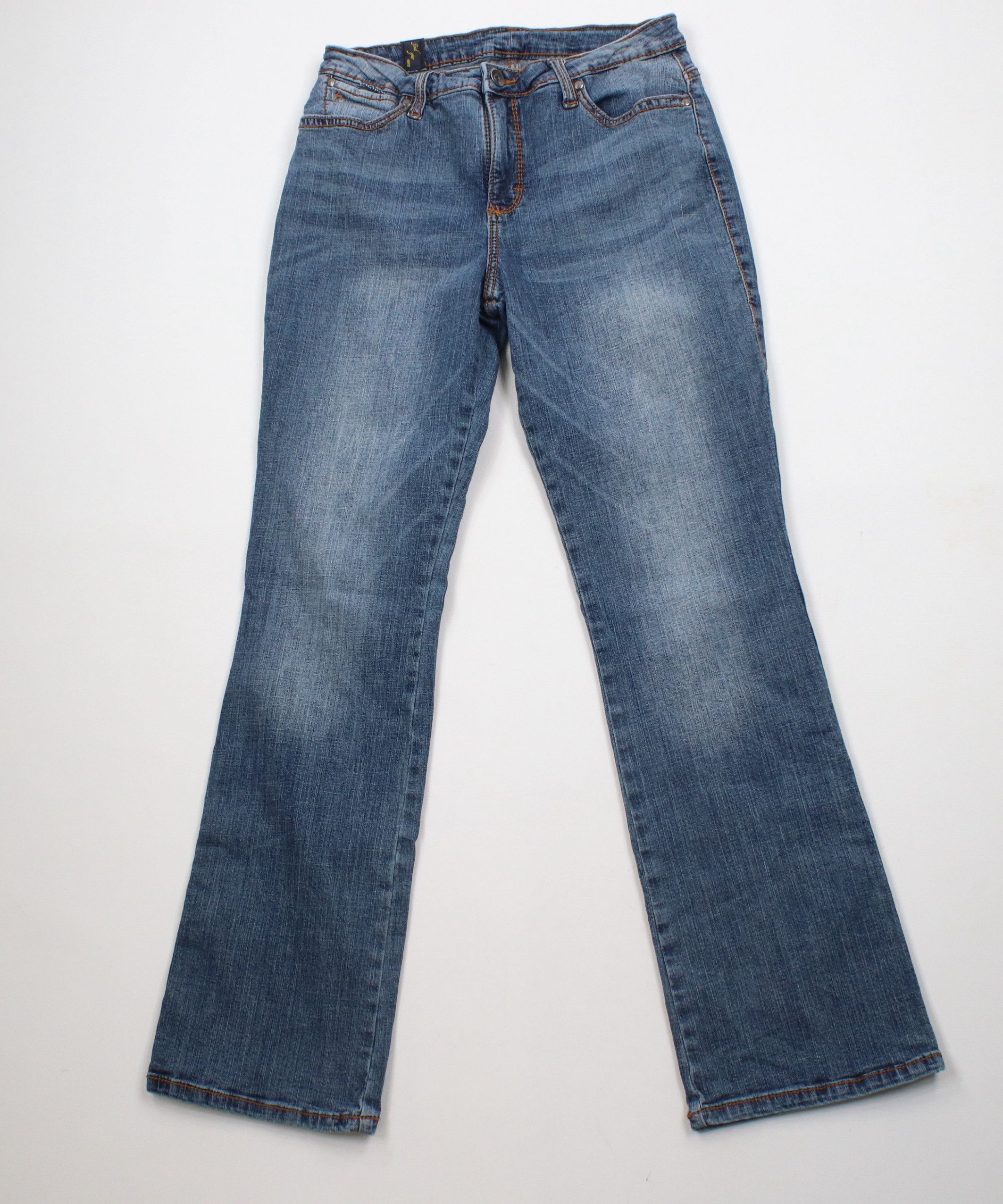 Vintage Vintage Y2K Streetwear Stretch Flared Denim Jeans Blue Size 28" / US 6 / IT 42 - 1 Thumbnail