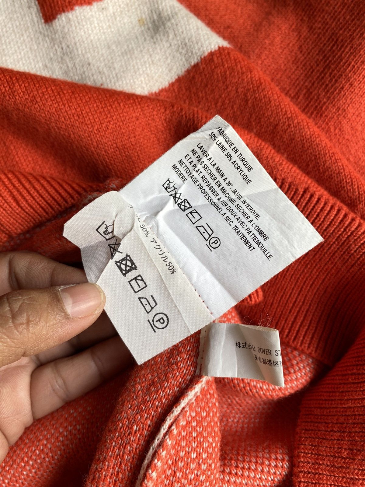 Gosha Rubchinskiy ГОША РУБЧИНСКИЙ Orange Logo Turtleneck Size S / US 4 / IT 40 - 8 Thumbnail