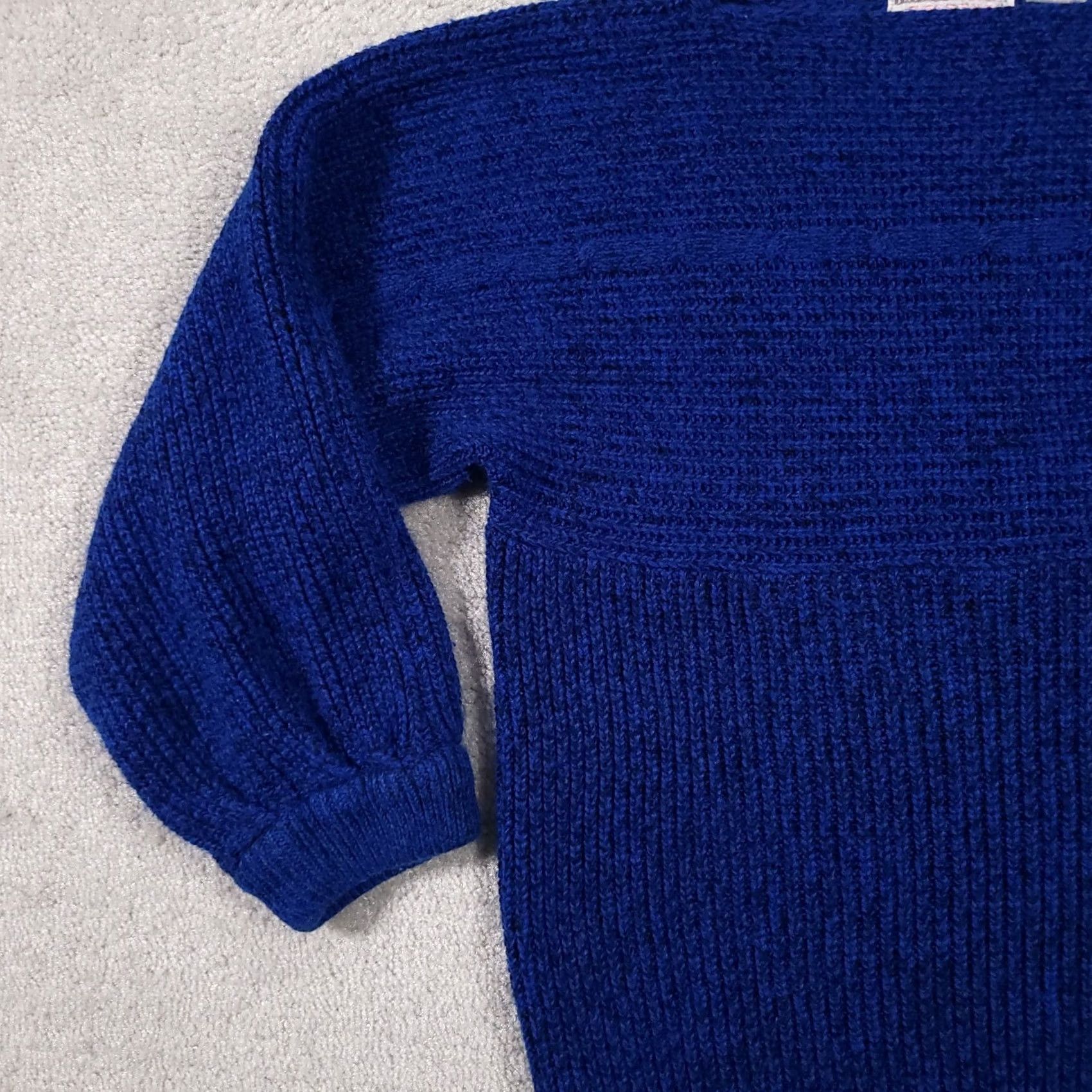 Vintage VINTAGE Zalerno International Sportswear Sweater Women's 18W Blue 3/4 Sleeve Pullover Knit Size XXL / US 16-18 / IT 52-54 - 3 Thumbnail