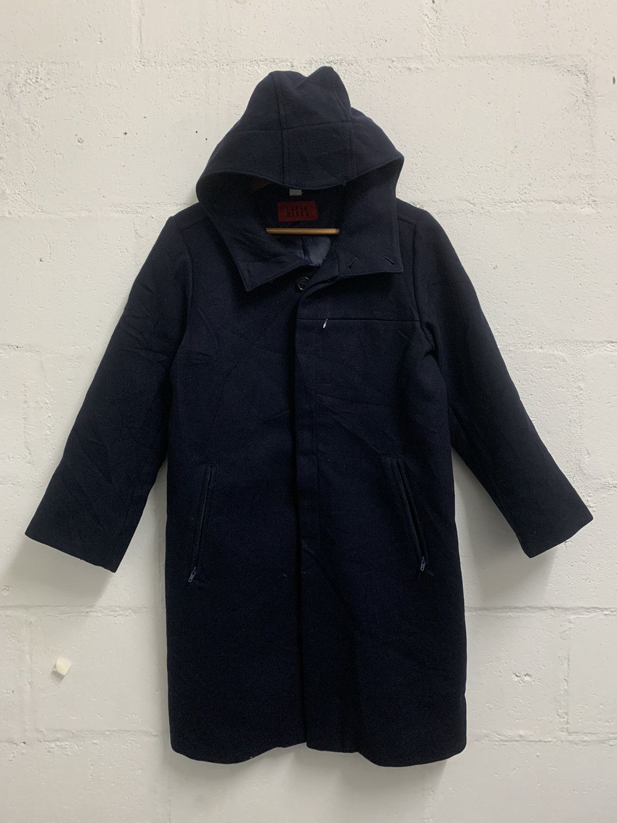Japanese Brand × Vintage Vintage Super Hakka Long Coat Hoodie Buttom Up Zipper Size US S / EU 44-46 / 1 - 1 Thumbnail
