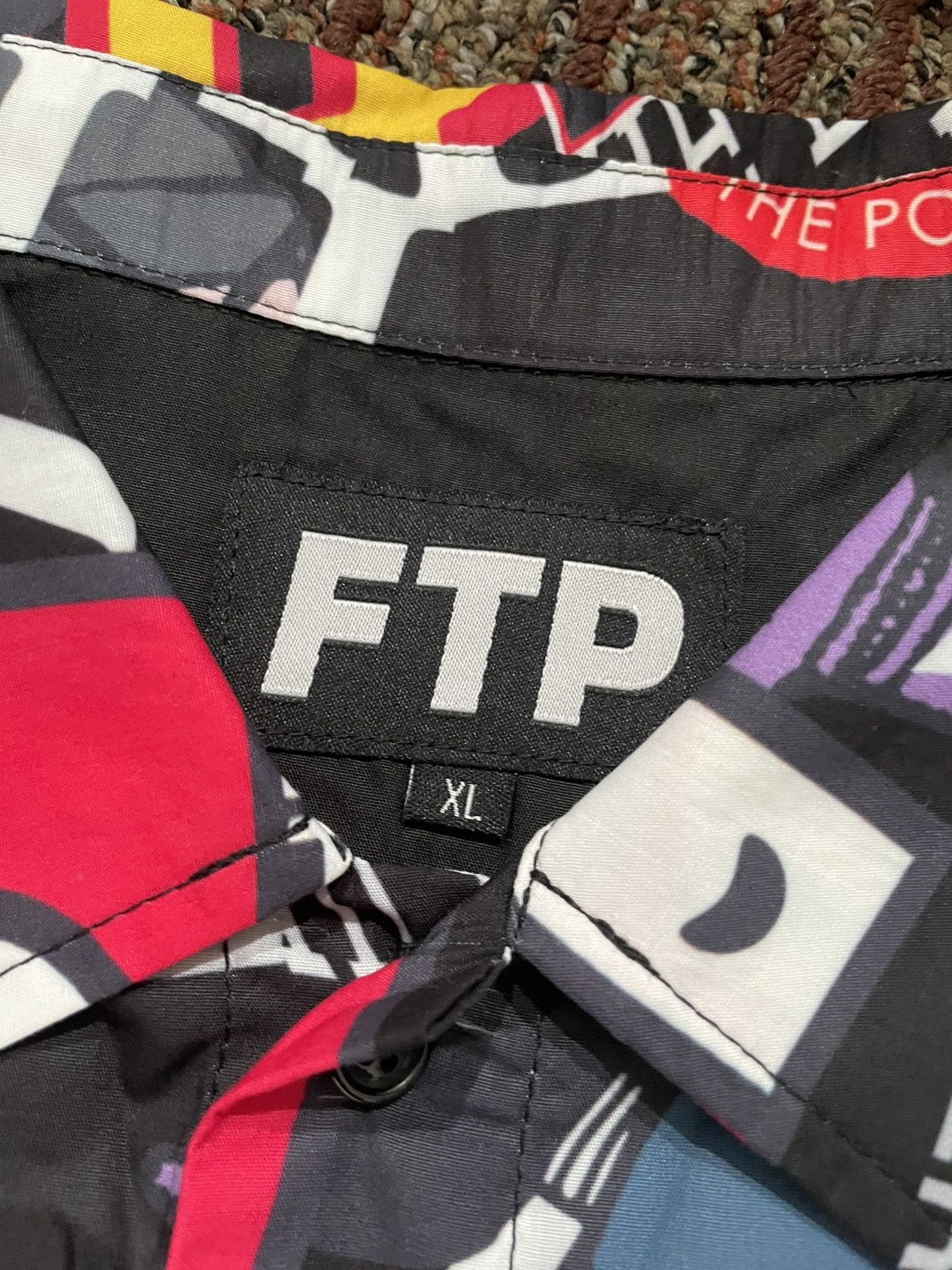 Fuck The Population FTP Archive Button Up (X-Large) Size US XL / EU 56 / 4 - 5 Thumbnail