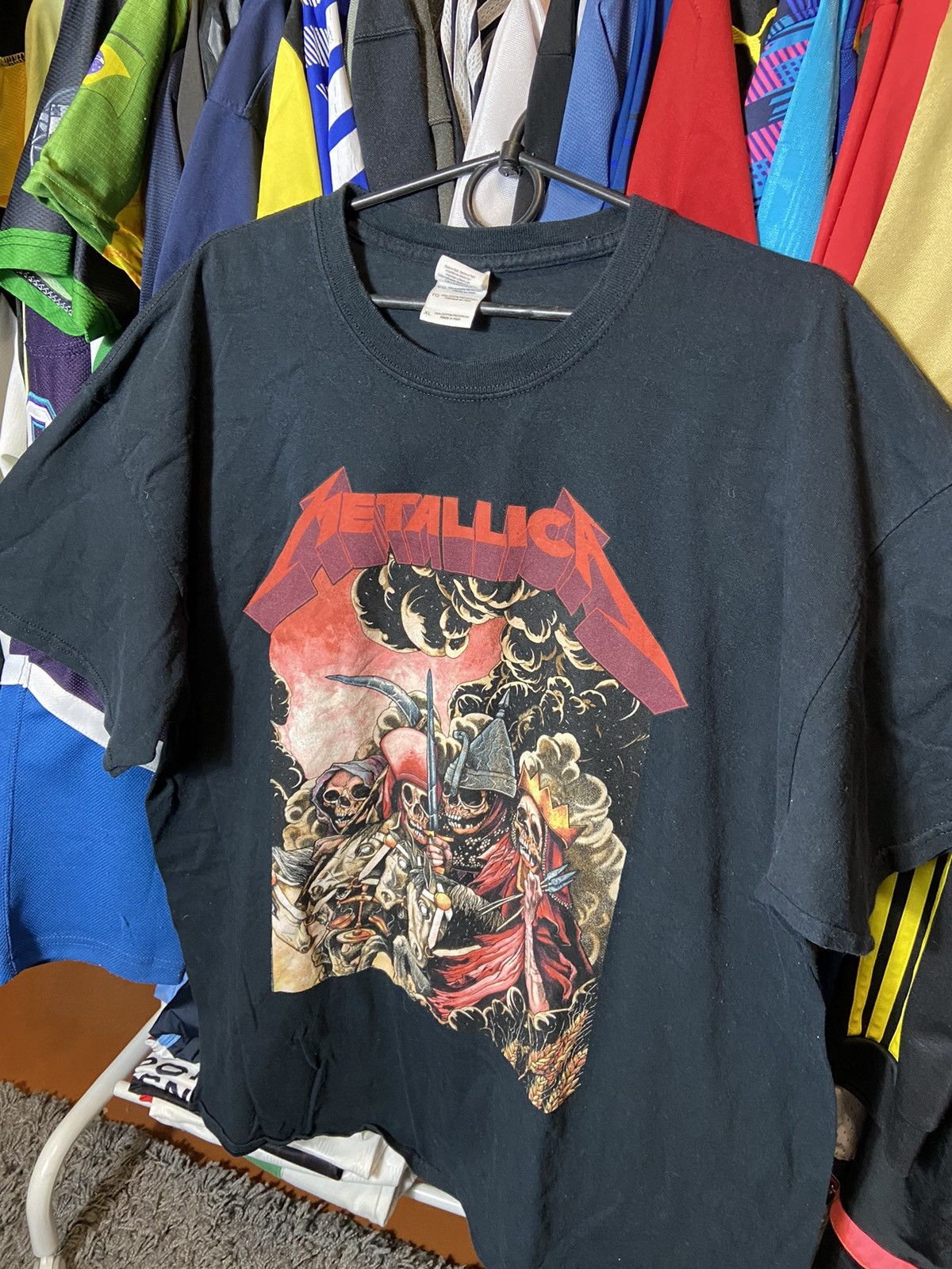 Band Tees × Metallica × Vintage METALLICA DEATH ARMY EUROPE TOUR