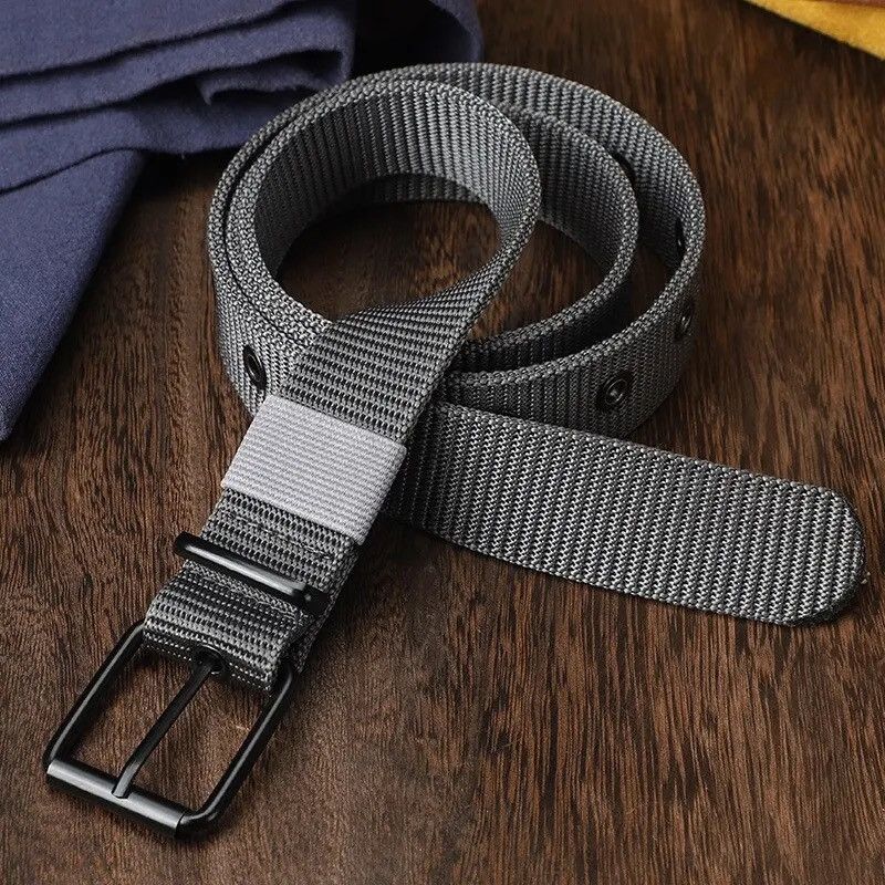 Designer Perforated canvas Belt Outdoor Size ONE SIZE - 2 Thumbnail