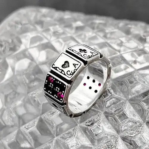 Ring Of Fire Poker Adjustable Ring Size ONE SIZE - 3 Thumbnail