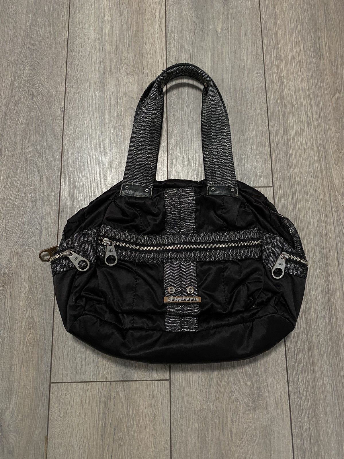 Juicy Couture Vintage Juice Couture Bag Glitter Over Night Black Y2K Size ONE SIZE - 1 Thumbnail