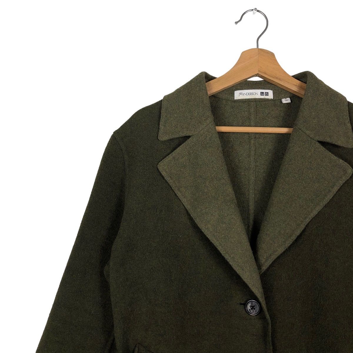 JW Anderson 🔥Double Breast Long Fly Coats Wool Herringbone Japan Made Size US M / EU 48-50 / 2 - 6 Thumbnail