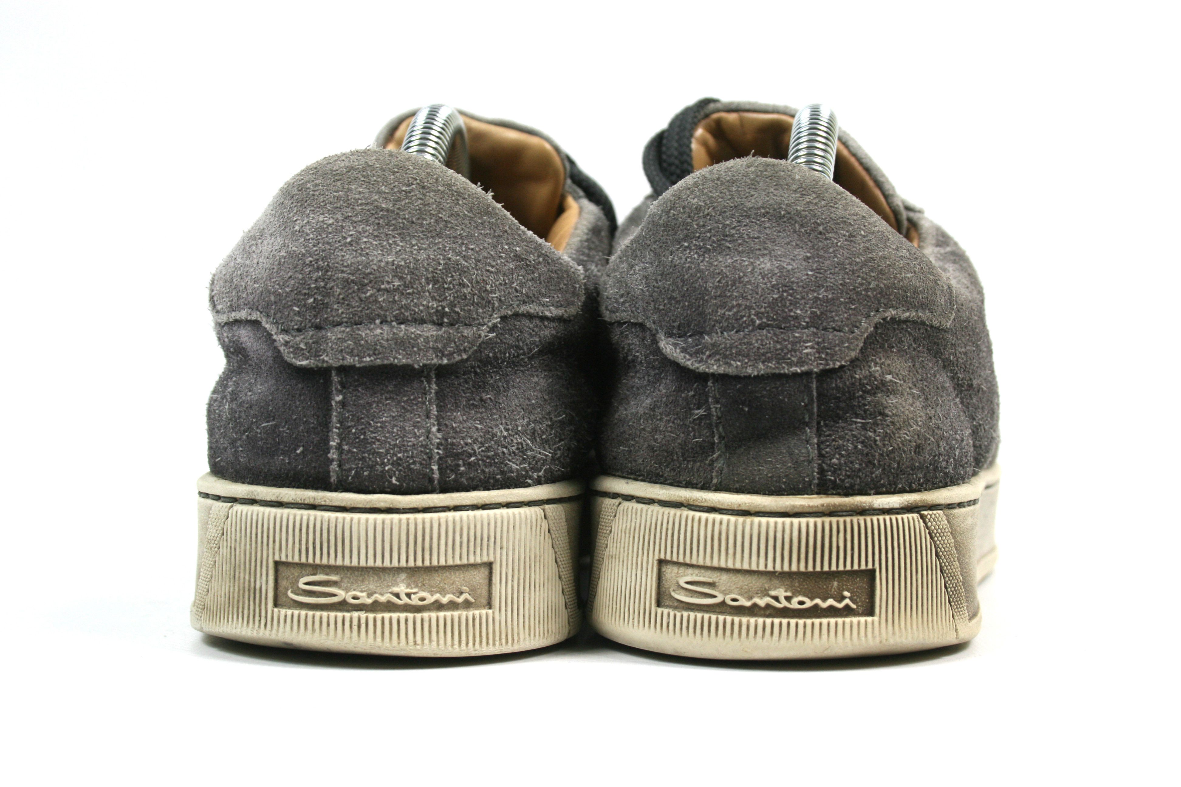 Santoni Suede Low Sneakers Size US 8 / EU 41 - 7 Thumbnail