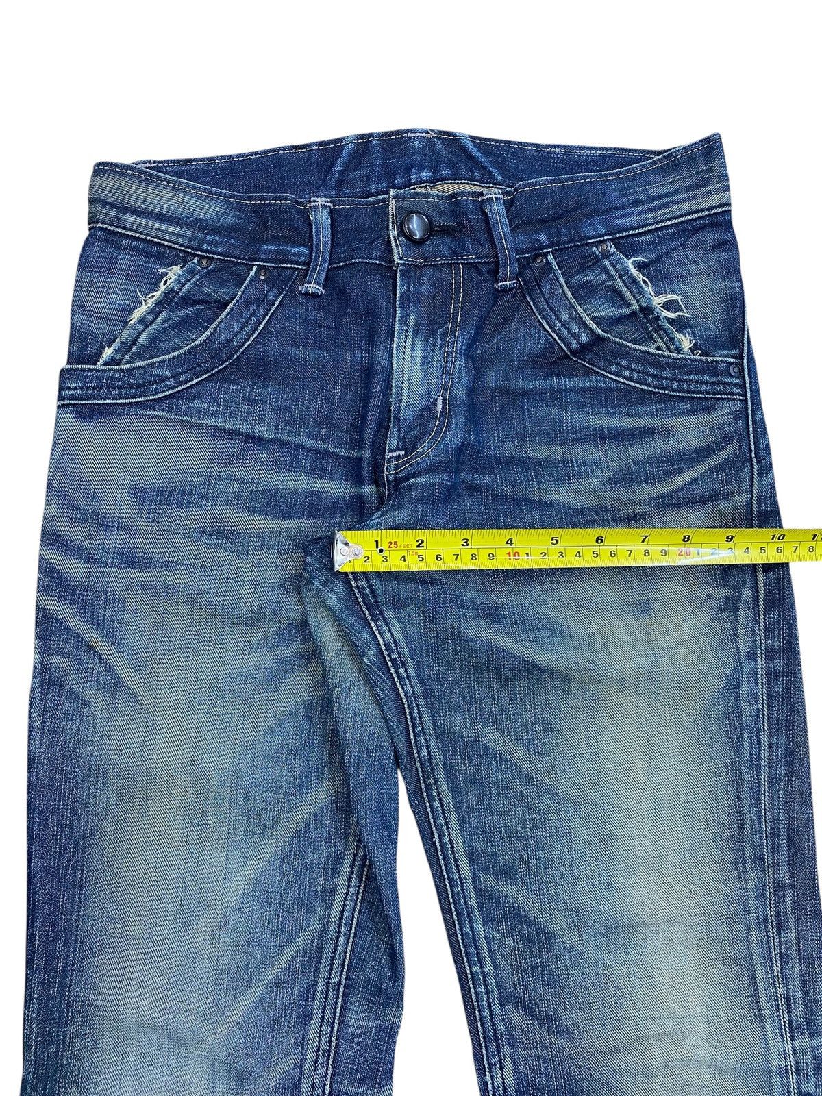 Lee Lee Riders Brand Faded Wash Distress Style Jeans Size US 30 / EU 46 - 9 Thumbnail