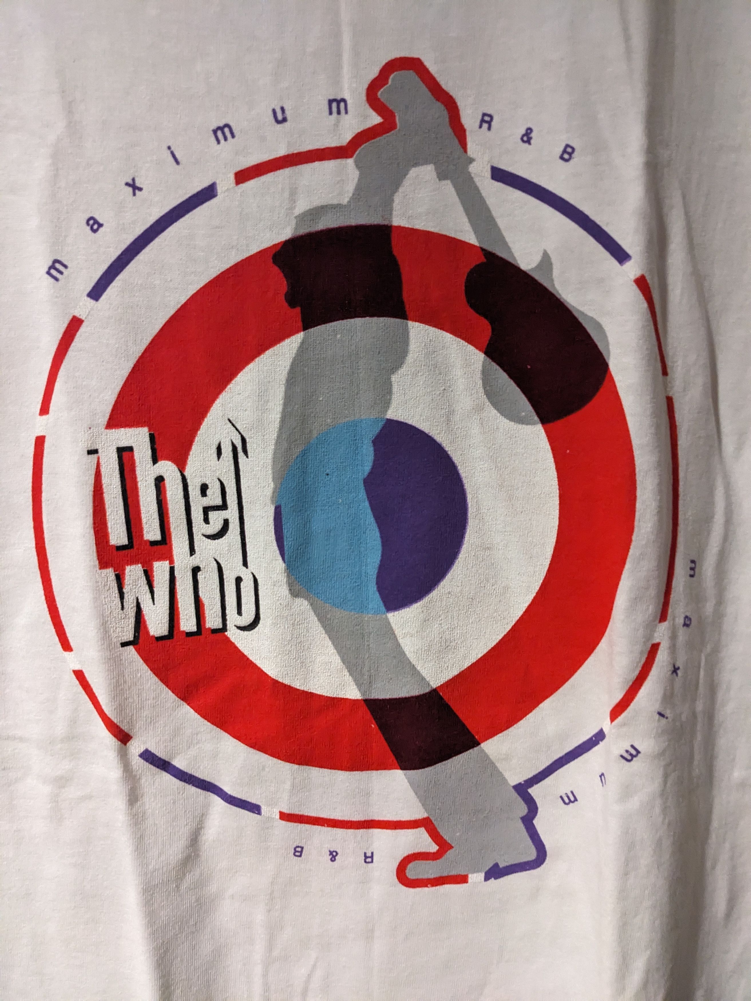 Band Tees × Vintage Vintage 90s The Who Maximum R&B Guitar Band Music T-Shirt Size US M / EU 48-50 / 2 - 2 Thumbnail