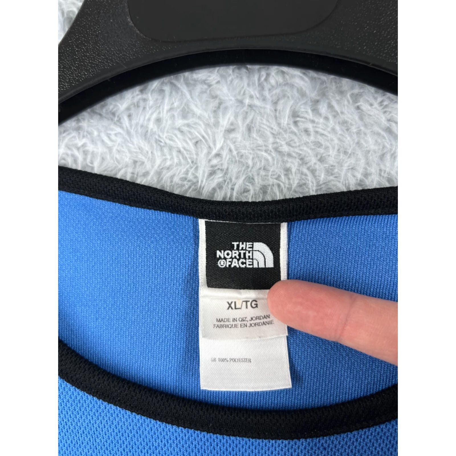 The North Face The North Face Shirt Womens XL Blue White Long Sleeve Vaporwick Poly Size XL / US 12-14 / IT 48-50 - 7 Thumbnail