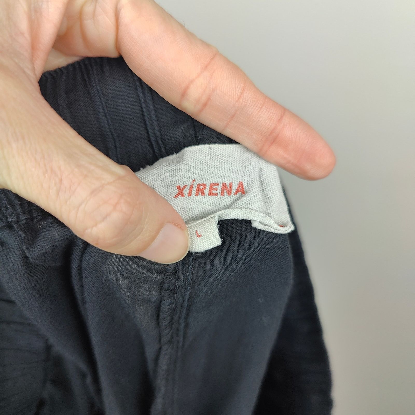 Xirena Xirena Draper Pant Womens Large Black Cotton Gauze Size 29" - 5 Thumbnail