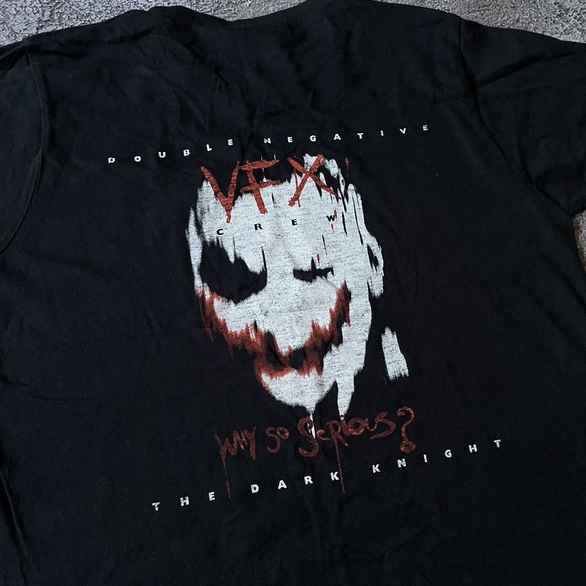 Vintage Vintage Y2K Goth Horror Graphic Tee Faded Black Workwear S Size US S / EU 44-46 / 1 - 6 Thumbnail