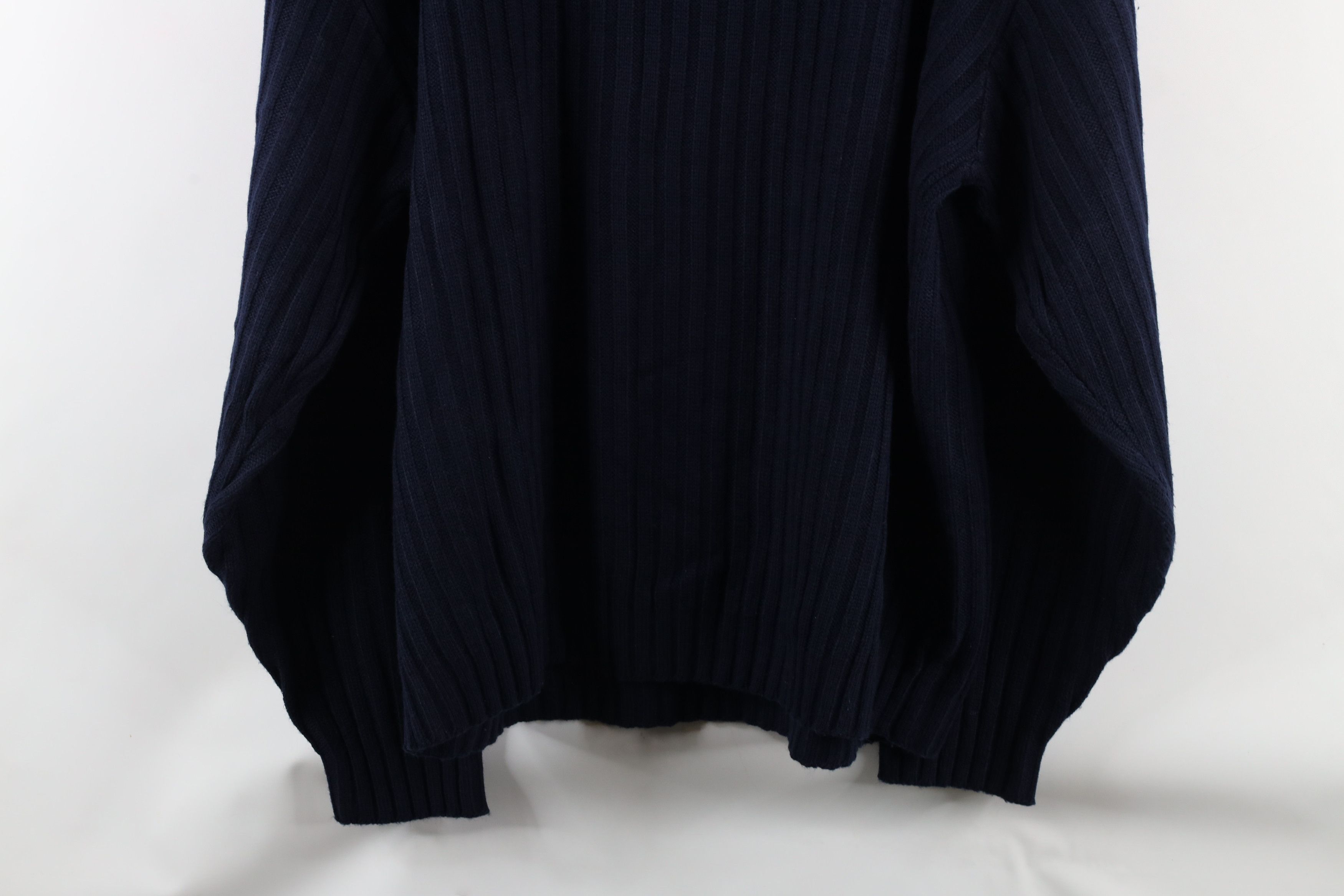 Vintage Vintage 90s Streetwear Chunky Ribbed Knit Mock Neck Sweater Size US XXL / EU 58 / 5 - 8 Thumbnail