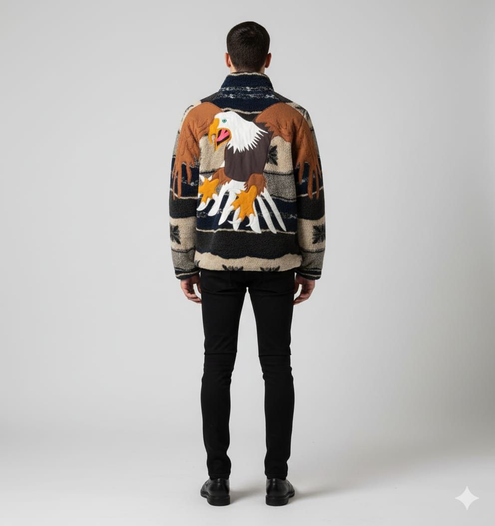Vintage Exclusive reworked jacket only one in the world outdoor Size US L / EU 52-54 / 3 - 2 Thumbnail
