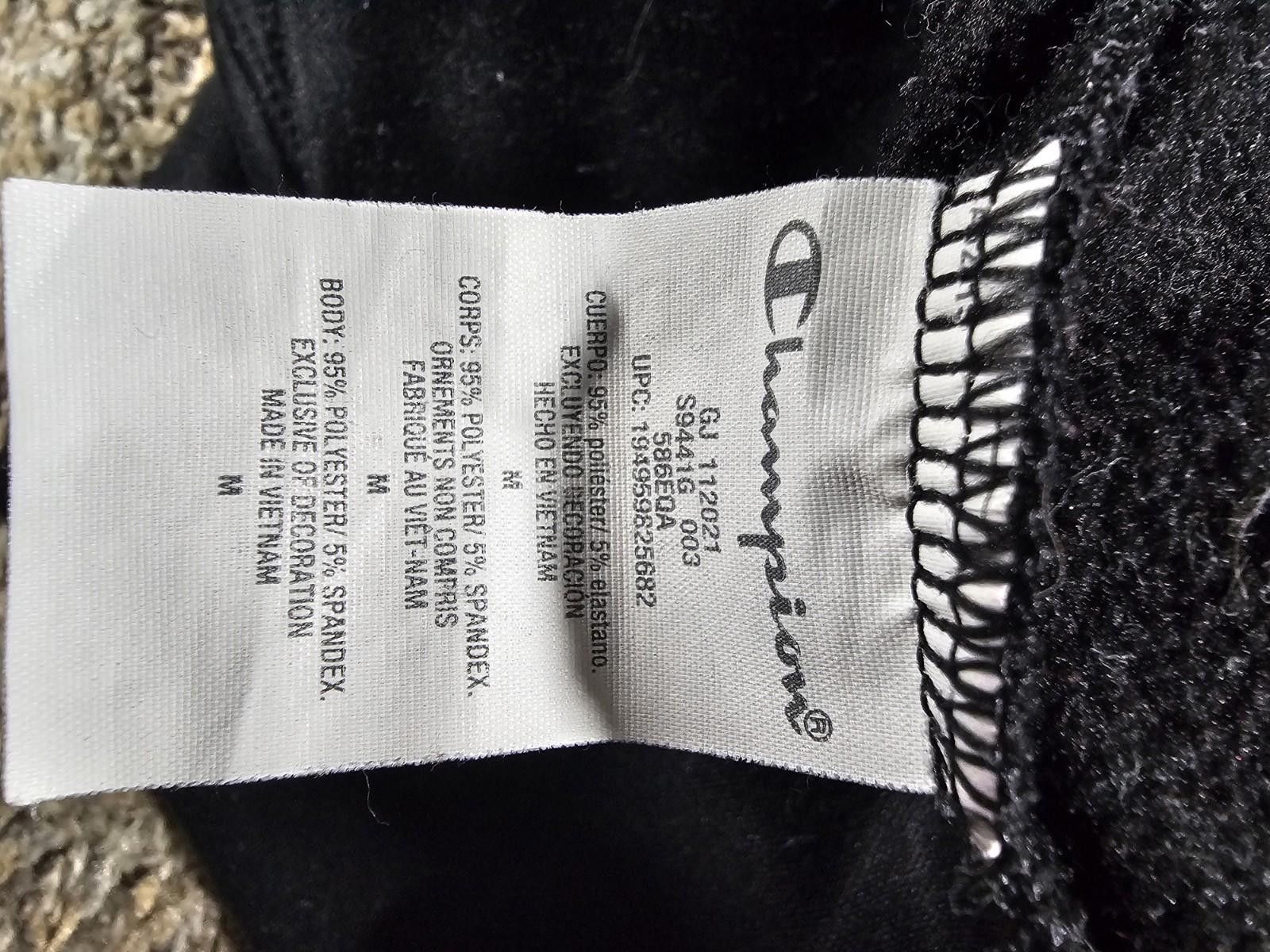 Champion Champion Medium Black Hoodie Size US M / EU 48-50 / 2 - 7 Thumbnail