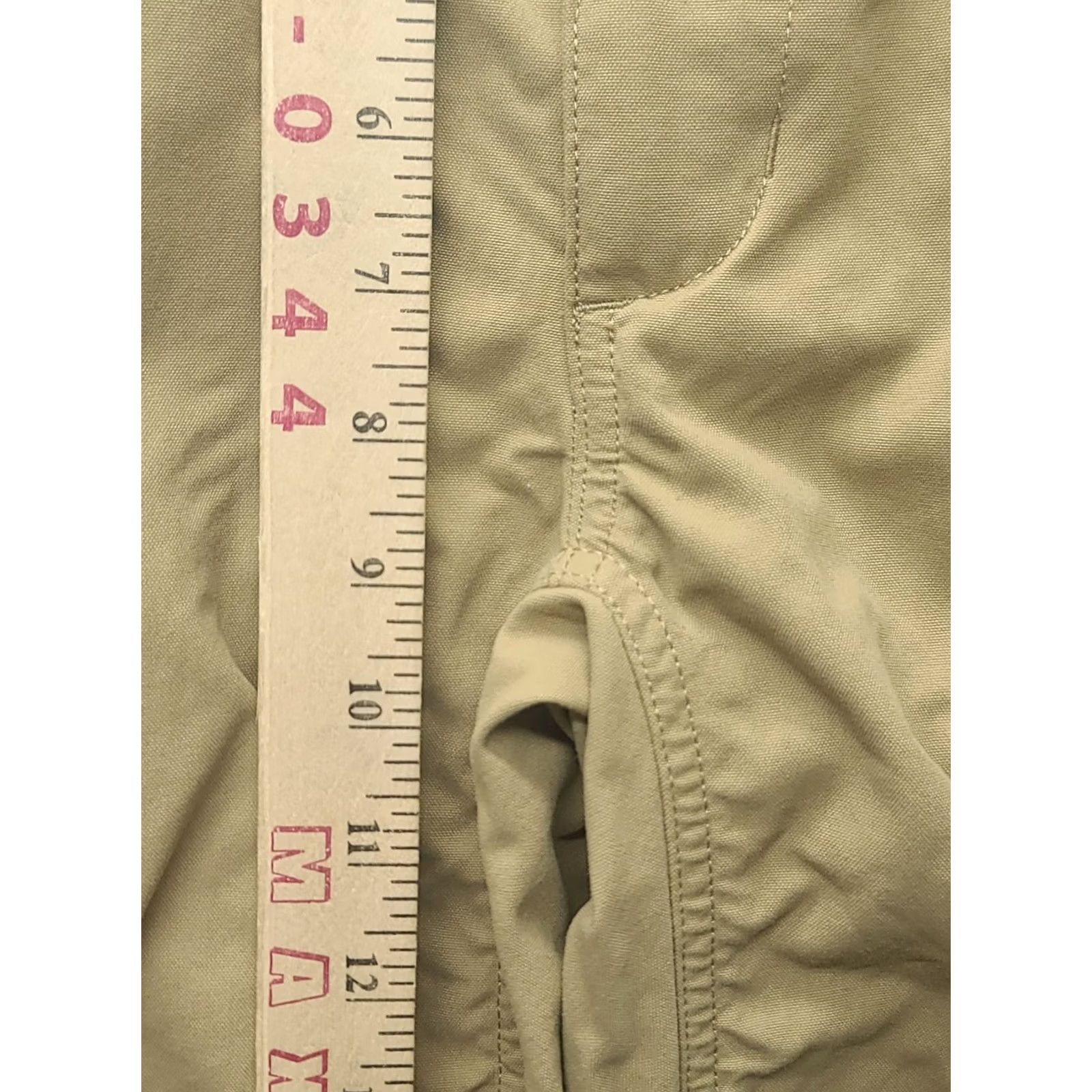 Vintage Duluth Trading Pants Womens M 28x32 Dry on the Fly Regular Fit Mid Rise Cargo Pants Beige Nylon Canvas with Pockets Size 32" / US 10 / IT 46 - 5 Thumbnail