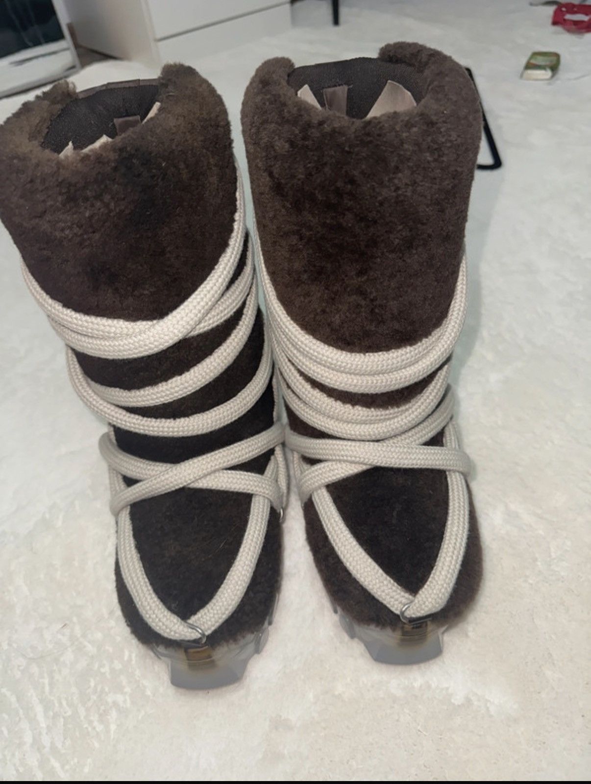 Rick Owens Rick Owens Lunar Boots Brown Size US 5 / IT 35 - 6 Thumbnail